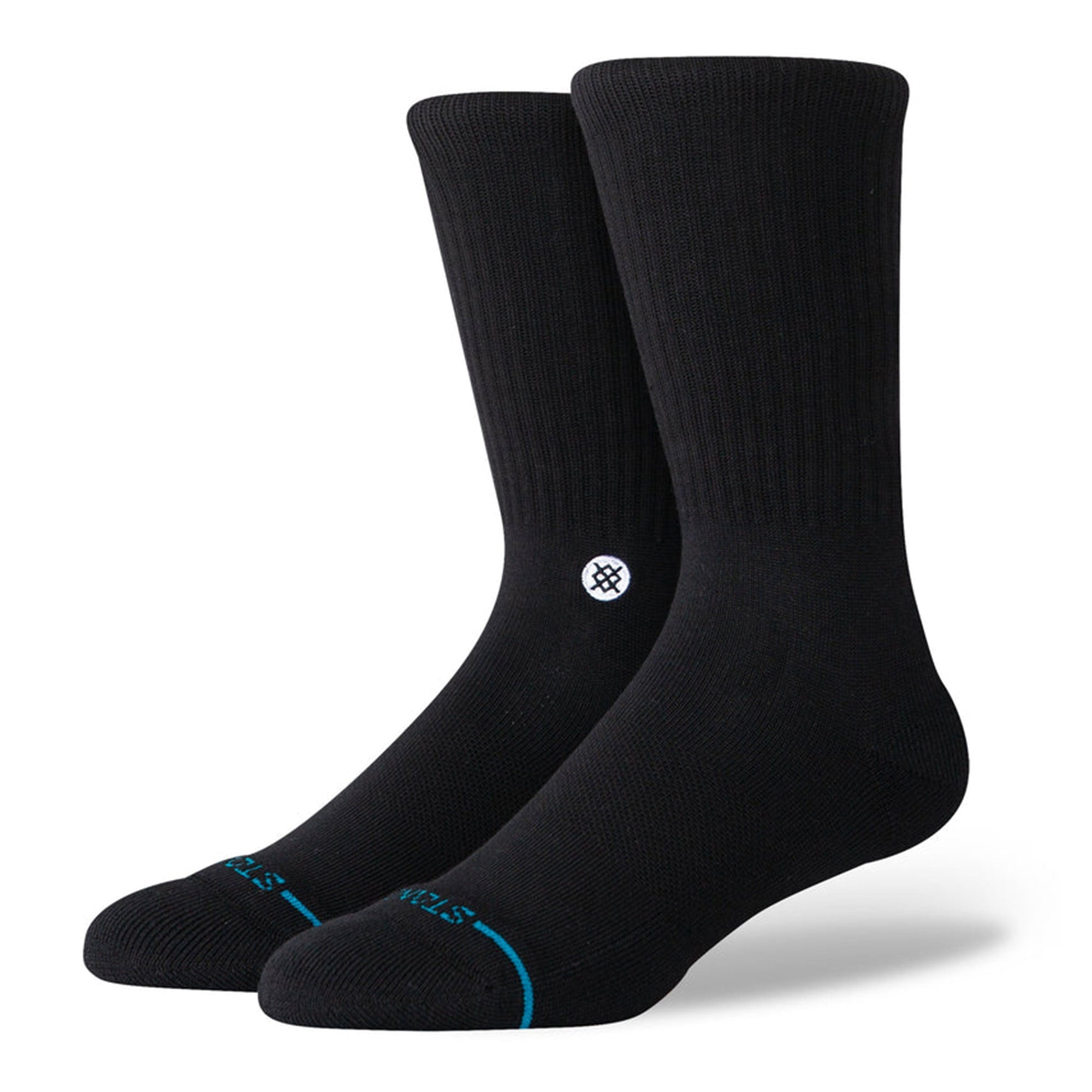 Stance Icon Socks Black / White Socks M311D14ICO-BLW | Overkill