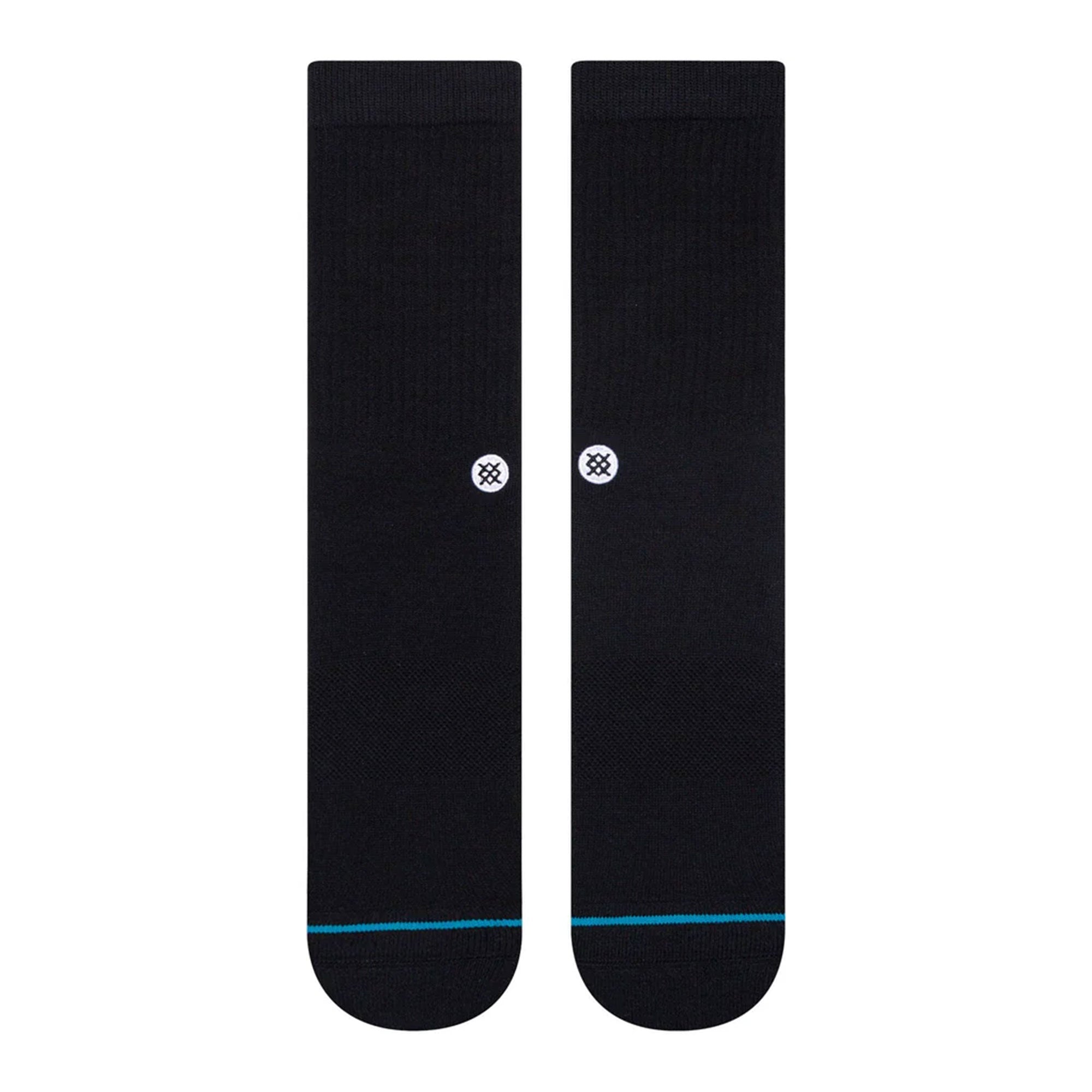 Stance Icon Socks Black / White Socks Close-up | Overkill
