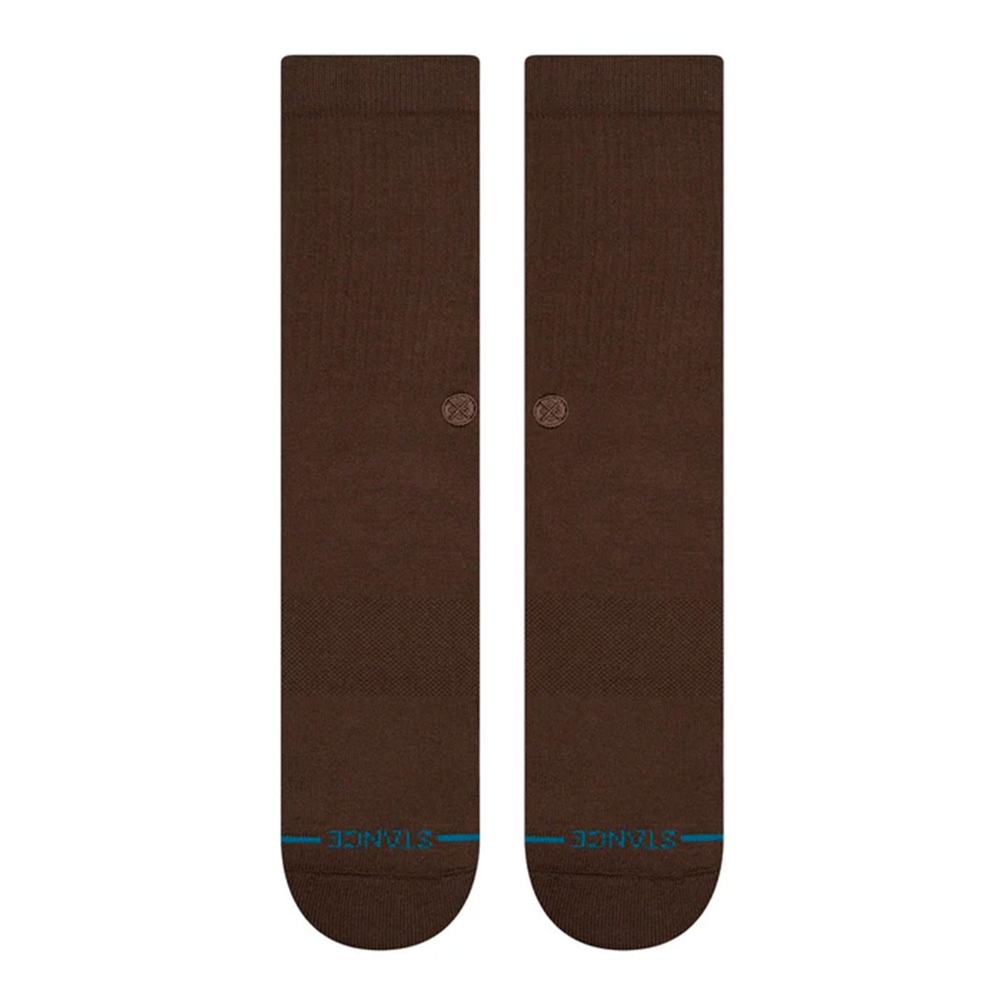 Stance Icon Socks Brown Socks Material | Overkill