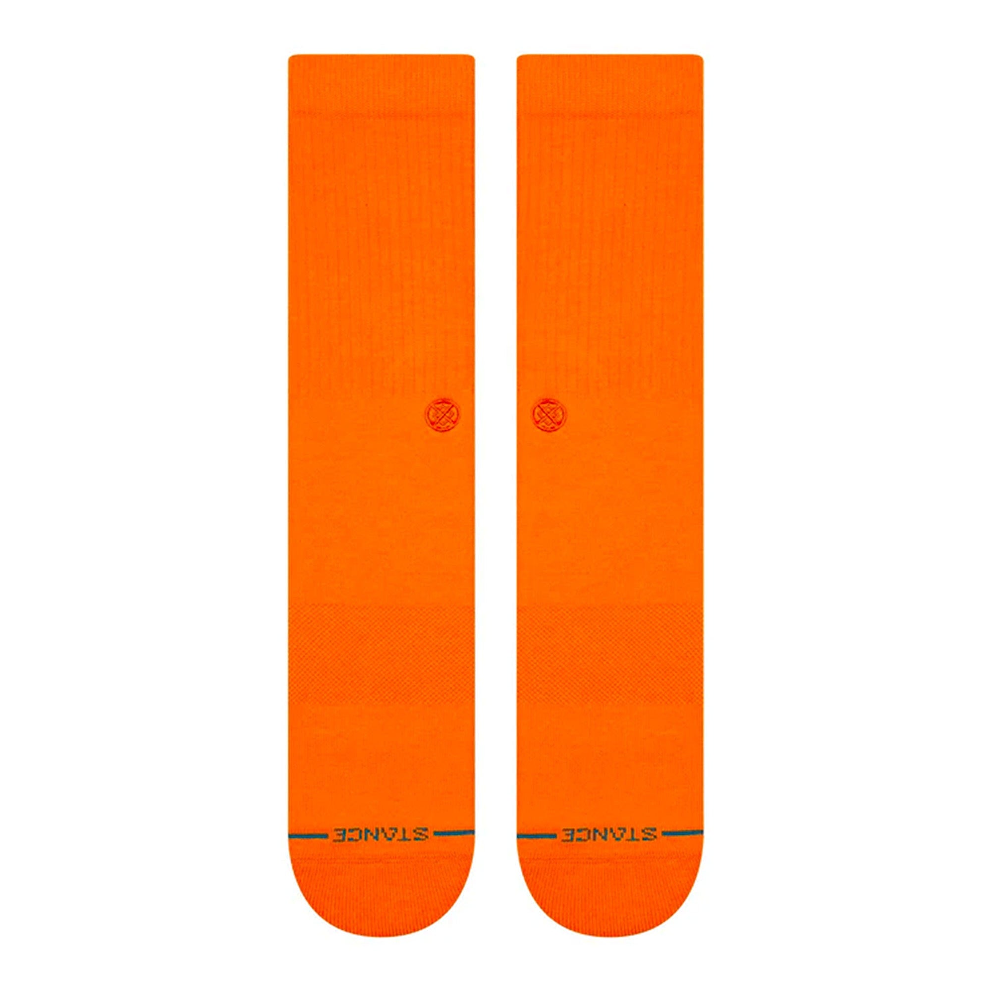 Stance Icon Socks Orange Socks Close-up | Overkill