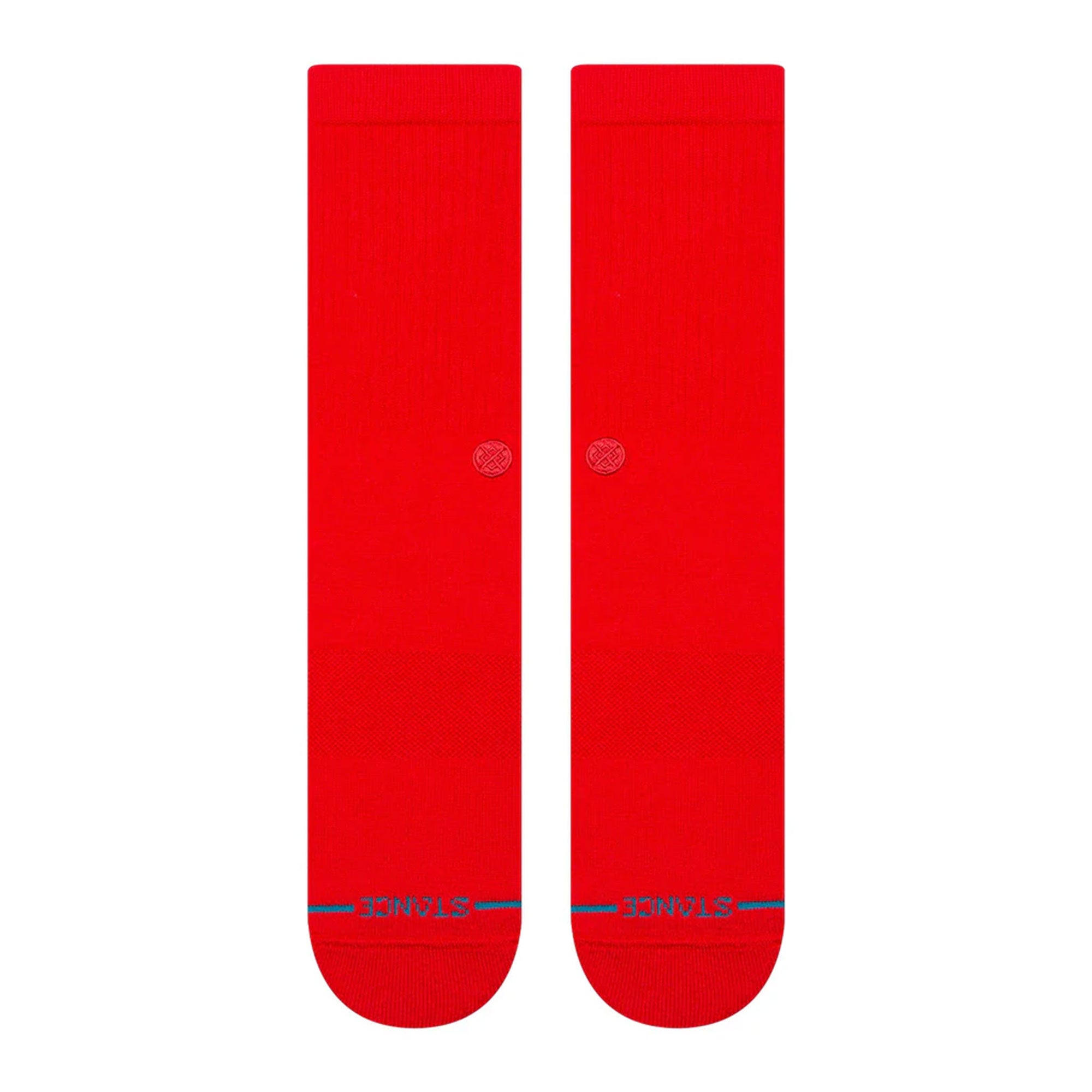Stance Icon Socks Red Socks Close-up | Overkill