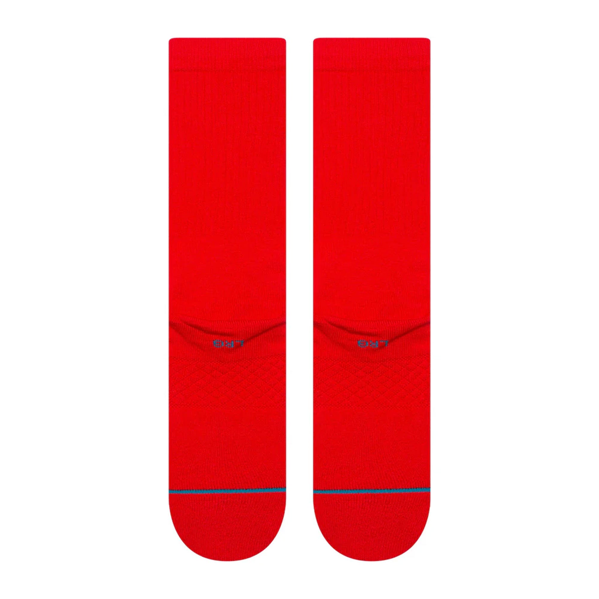 Stance Icon Socks Red Socks Material | Overkill