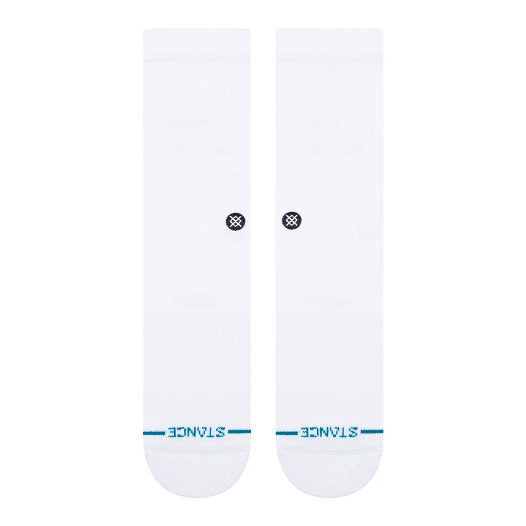 Stance Icon Socks White / Black Socks Close-up | Overkill