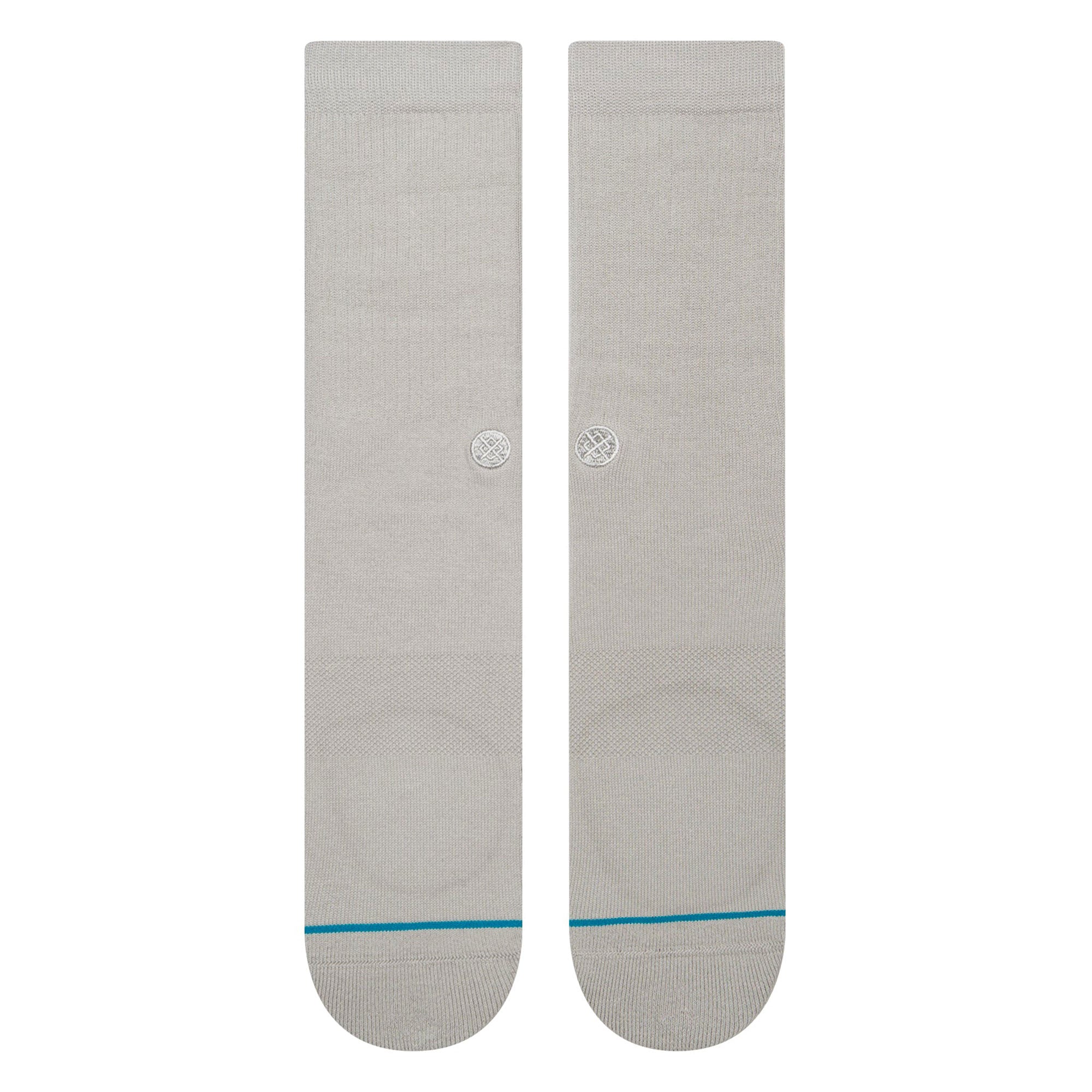 Stance Icon Socks Grey Socks Material | Overkill