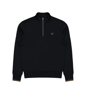 Fred Perry Half Zip Sweatshirt Black / Shadedston Sweatshirts M3574-S77 | Overkill
