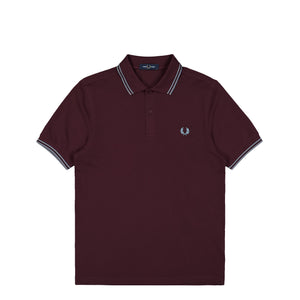 Fred Perry Twin Tipped Fred Perry Shirt Oxblood / Stockport Blue Polo Shirts M3600-08B | Overkill