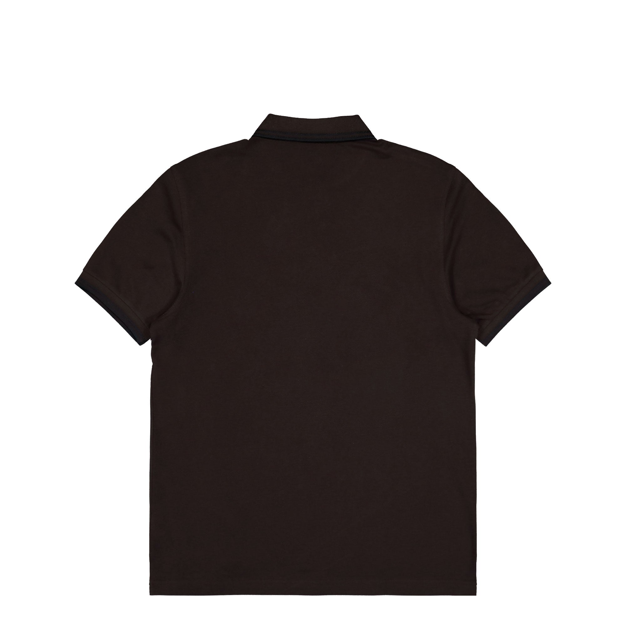Fred Perry Twin Tipped Fred Perry Shirt Rich Brown / Black Polo Shirt M3600-86C Close-up | Overkill