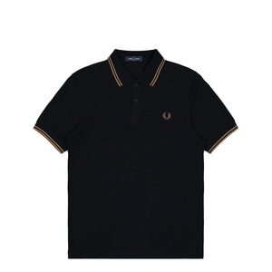 Fred Perry Twin Tipped Fred Perry Shirt Black / Shaded Stone Polo Shirt M3600-S77 | Overkill