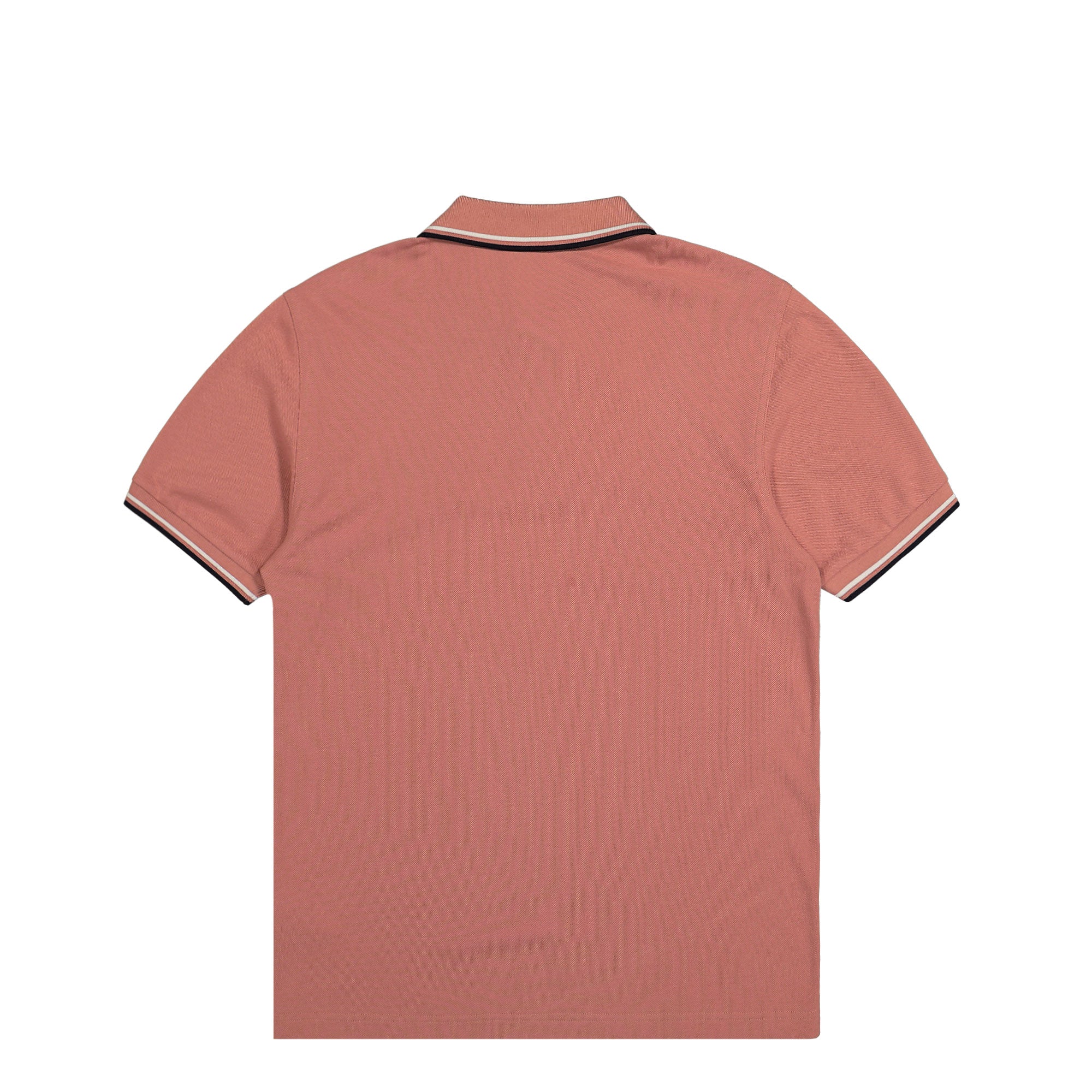 Fred Perry Twin Tipped Fred Perry Shirt Putty Pink / Ecru / Navy Polo Shirts Material | Overkill