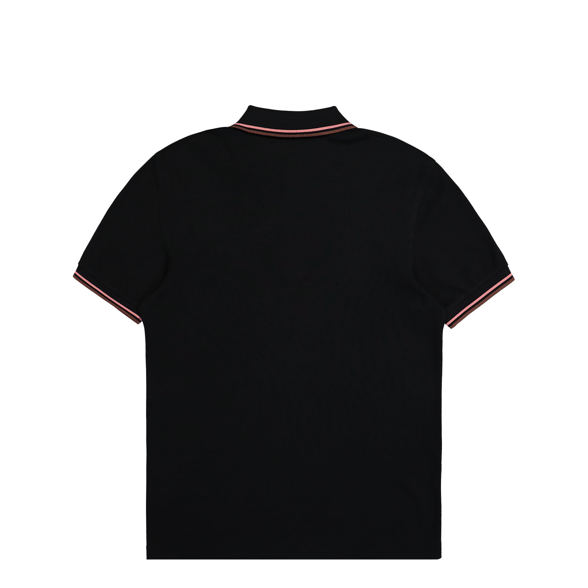 Fred Perry Twin Tipped Fred Perry Shirt Black / Putty Pink / Whisky Brown Polo Shirts Material | Overkill