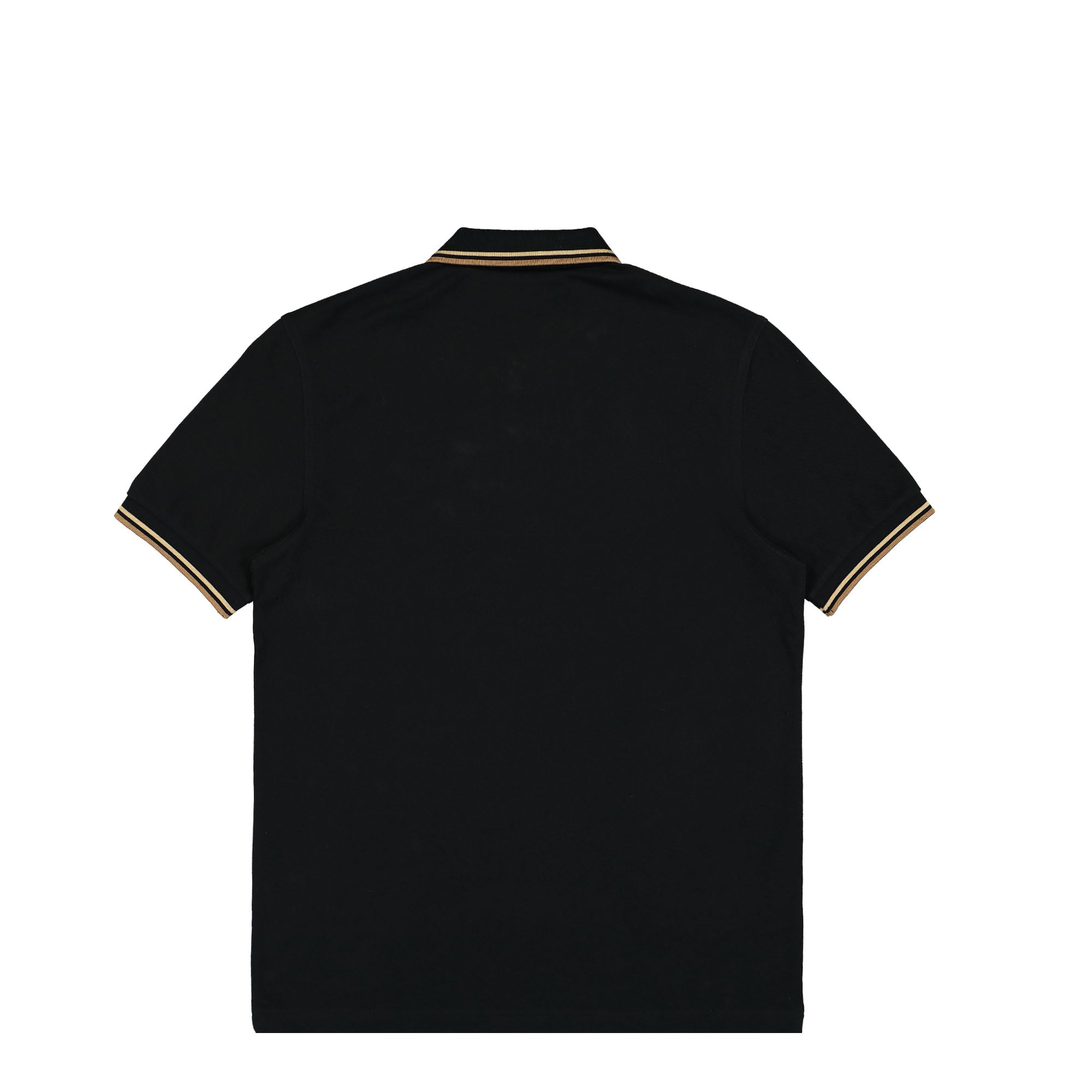 Fred Perry Twin Tipped Fred Perry Shirt Black / Warm Stone Grey / Shaded Stone Grey Polo Shirts Material | Overkill