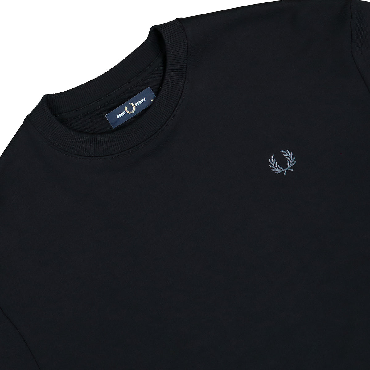 Fred Perry Reflective Laurel Sweatshirt Black Sweatshirt M3622-102 Detailfoto | Overkill