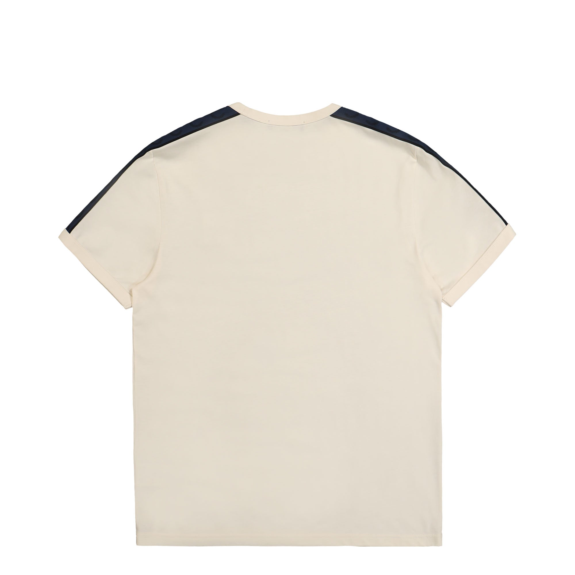 Fred Perry Contrast Tape Ringer T-Shirt Ecru T-Shirts Material | Overkill