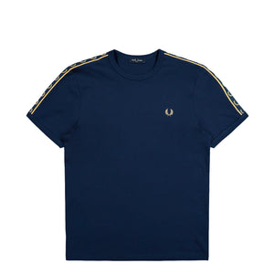 Fred Perry Contrast Tape Ringer T-Shirt Tennis Blue / Champagne T-Shirt M4613-91A | Overkill