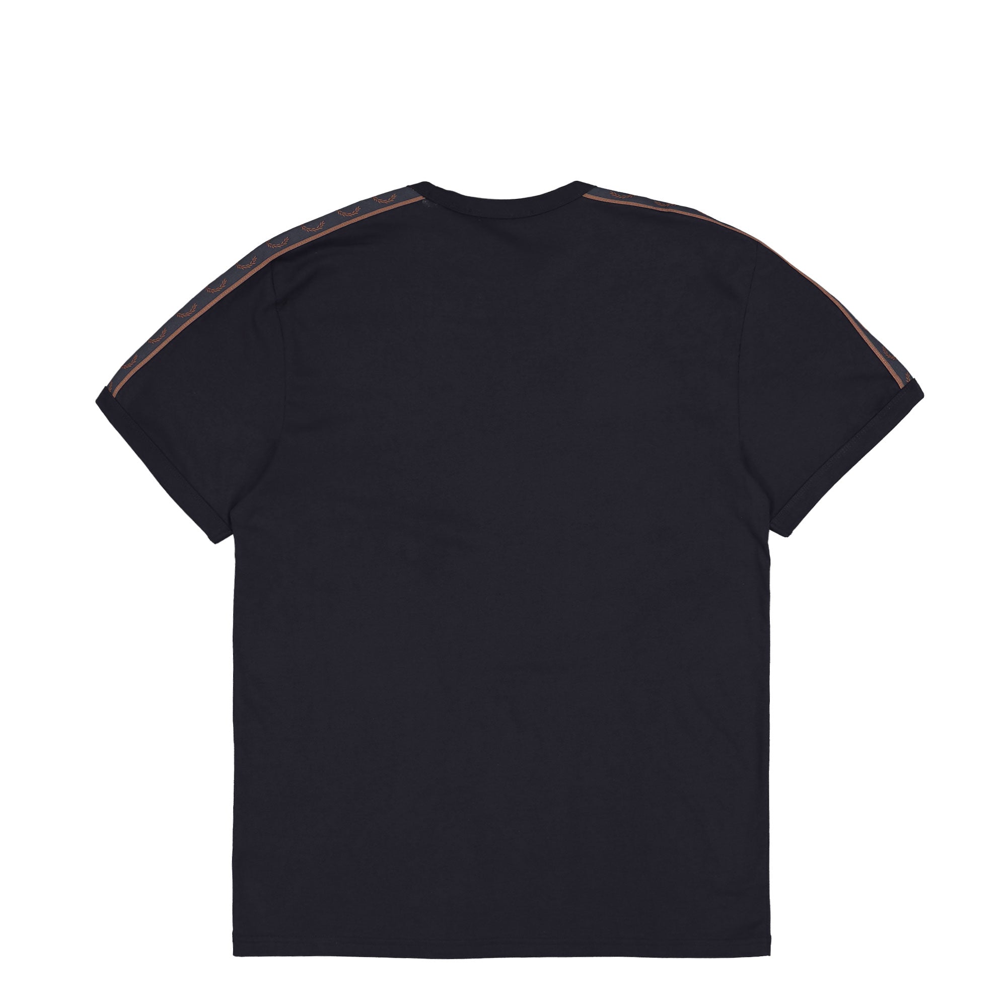 Fred Perry Contrast Tape Ringer T-Shirt Navy / Carrington Brick T-Shirts Material | Overkill