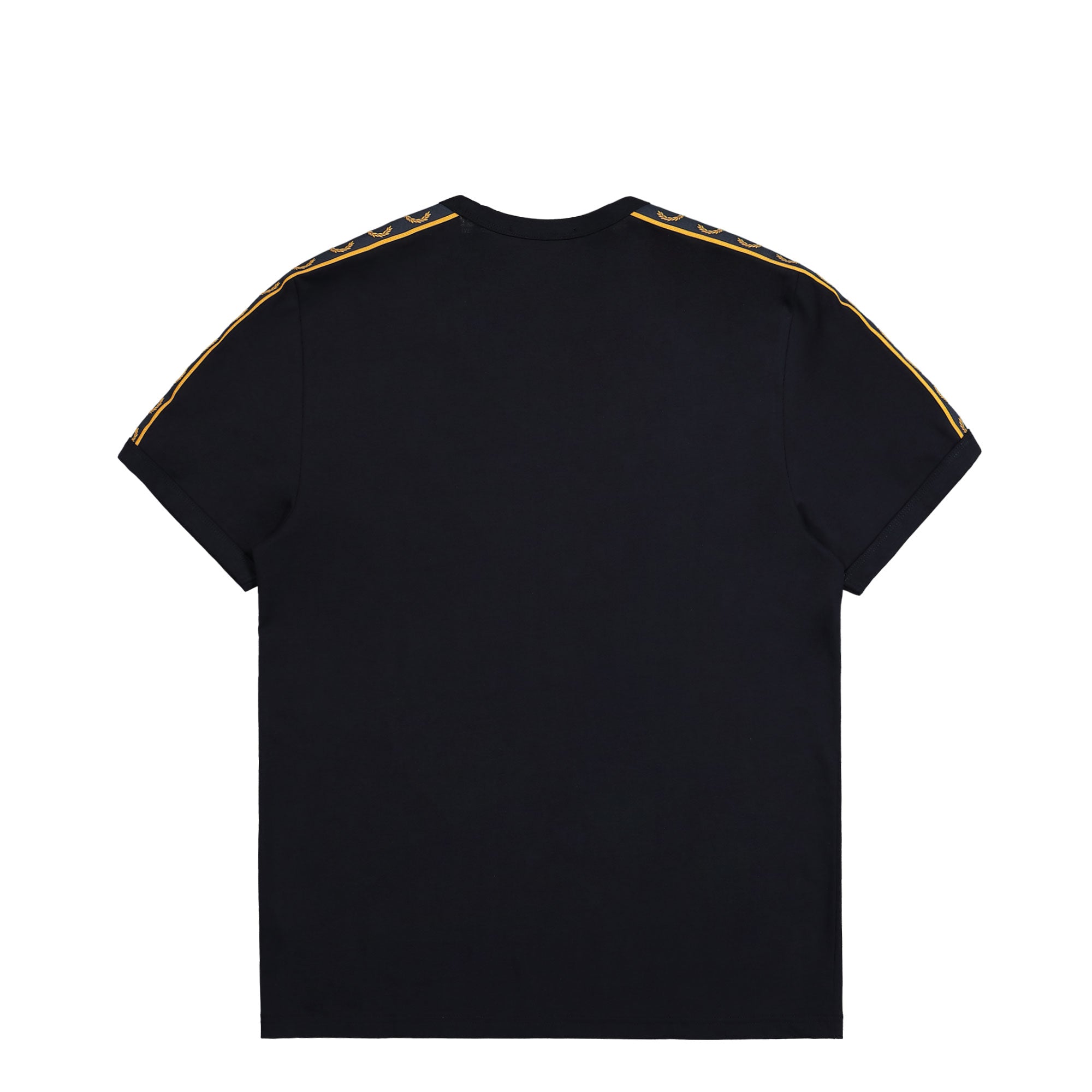 Fred Perry Contrast Tape Ringer T-Shirt Navy / Honeycomb T-Shirts Material | Overkill