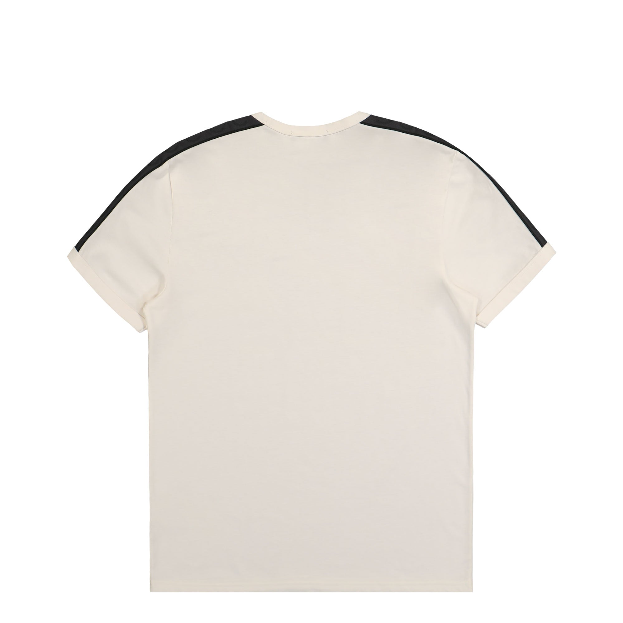 Fred Perry Contrast Tape Ringer T-Shirt Light Ecru / Ash Grey T-Shirts Material | Overkill