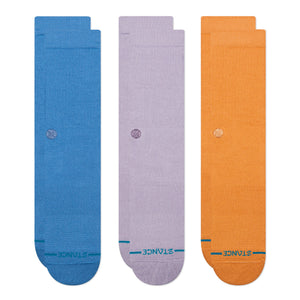 Stance Icon 3 Pack Socks Capri Blue Socks M556D18ICP-CAP | Overkill