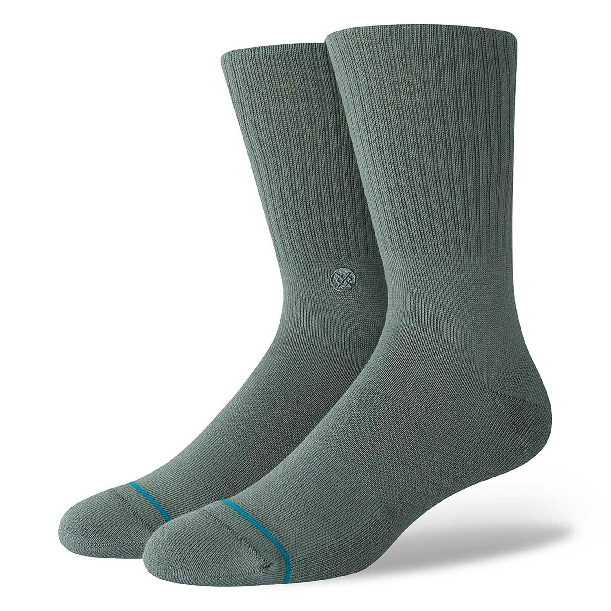 Stance Icon 3 Pack Socks Green Socks Material | Overkill