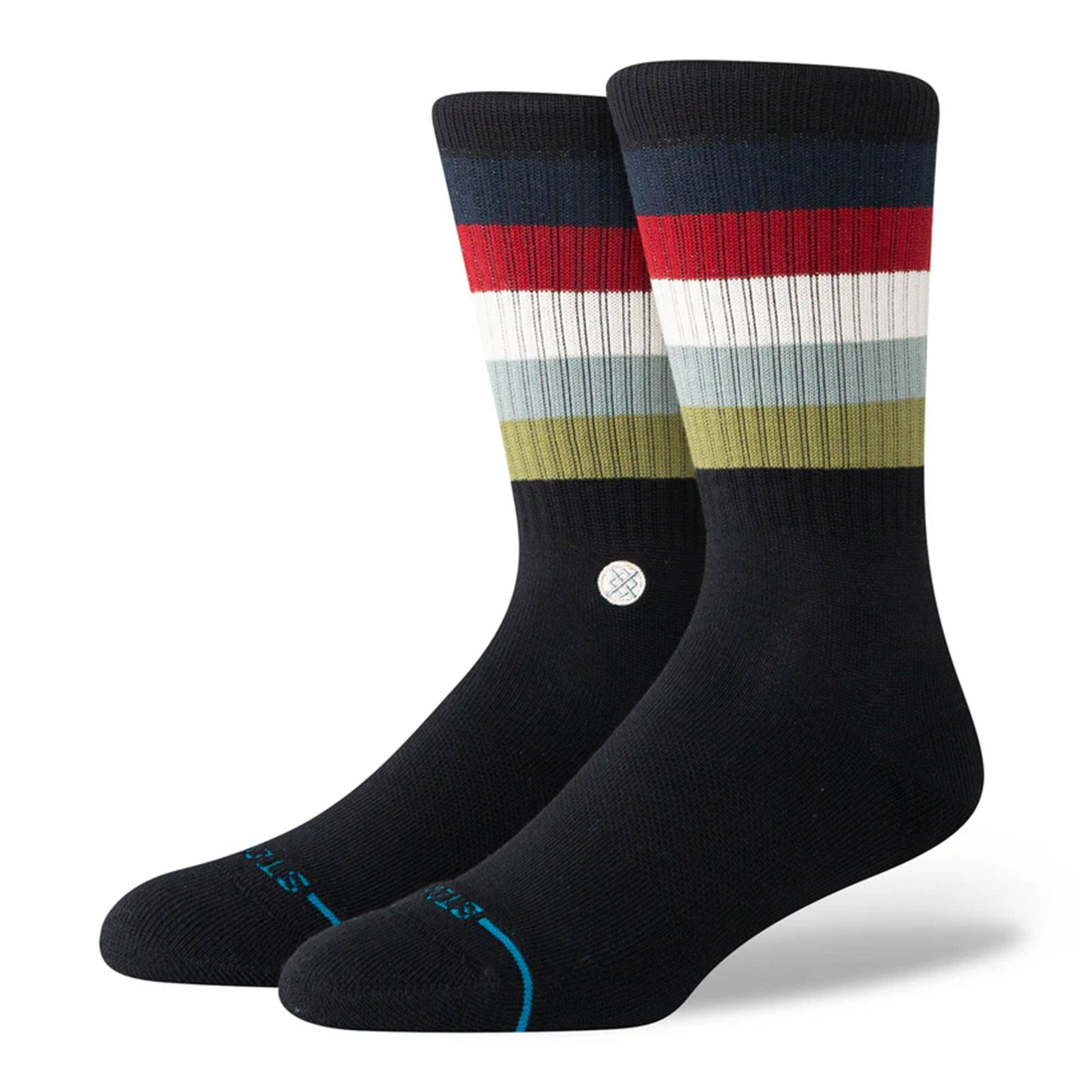 Stance Maliboo Socks Black Fade Socks M558D20MAL-BFD | Overkill