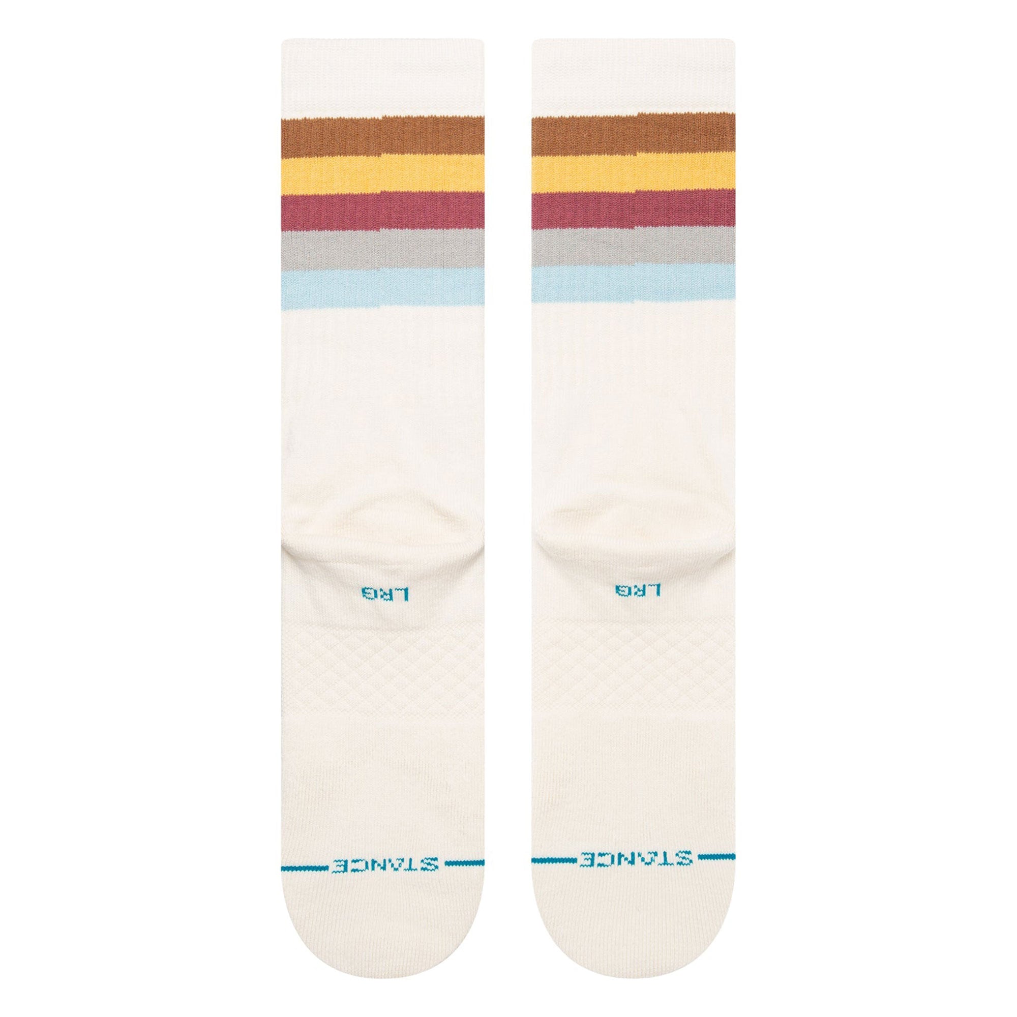 Stance Maliboo Socks Vintage White Socks Close-up | Overkill
