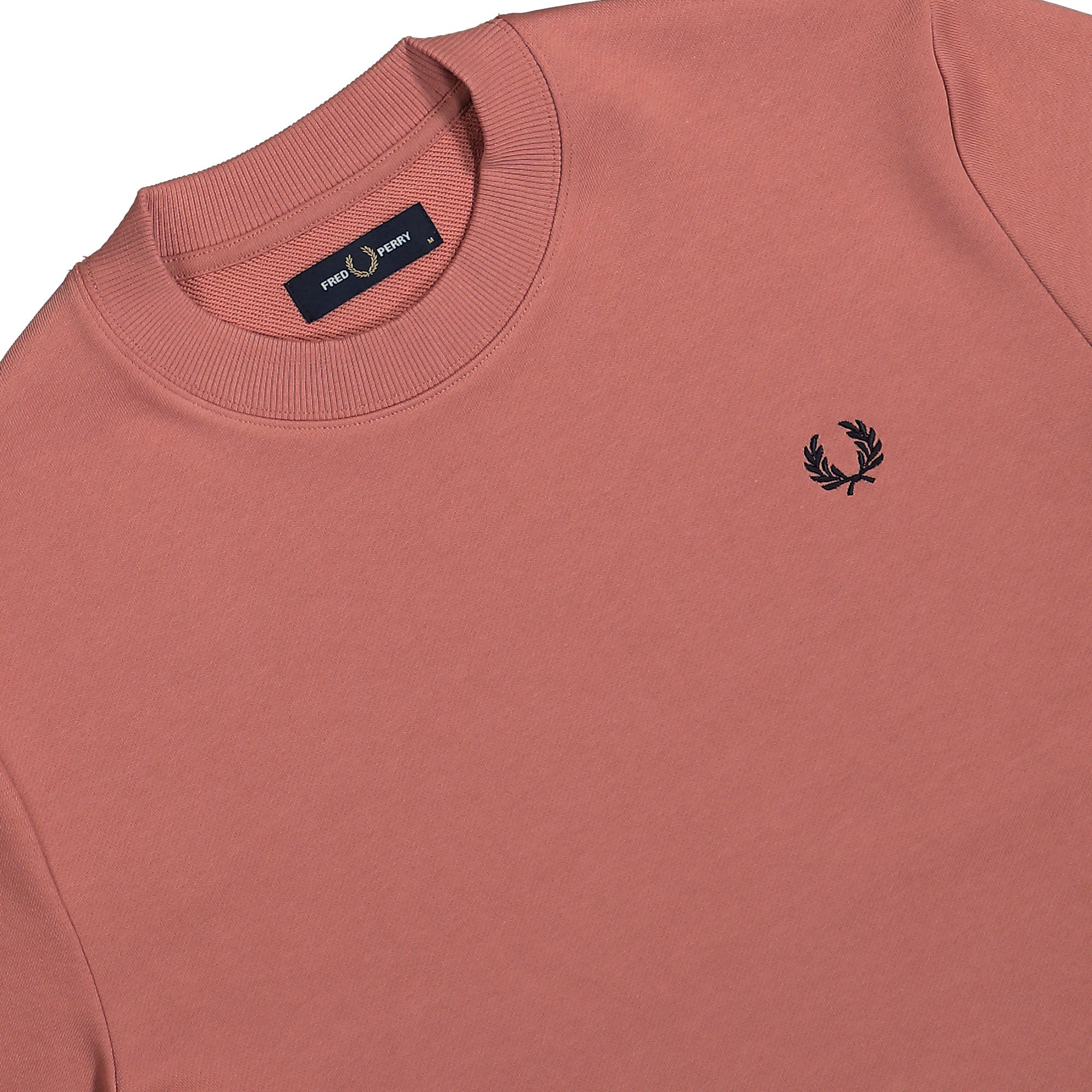 Fred Perry Crew Neck Sweatshirt Putty Pink Sweatshirts Detail view 2 | Overkill