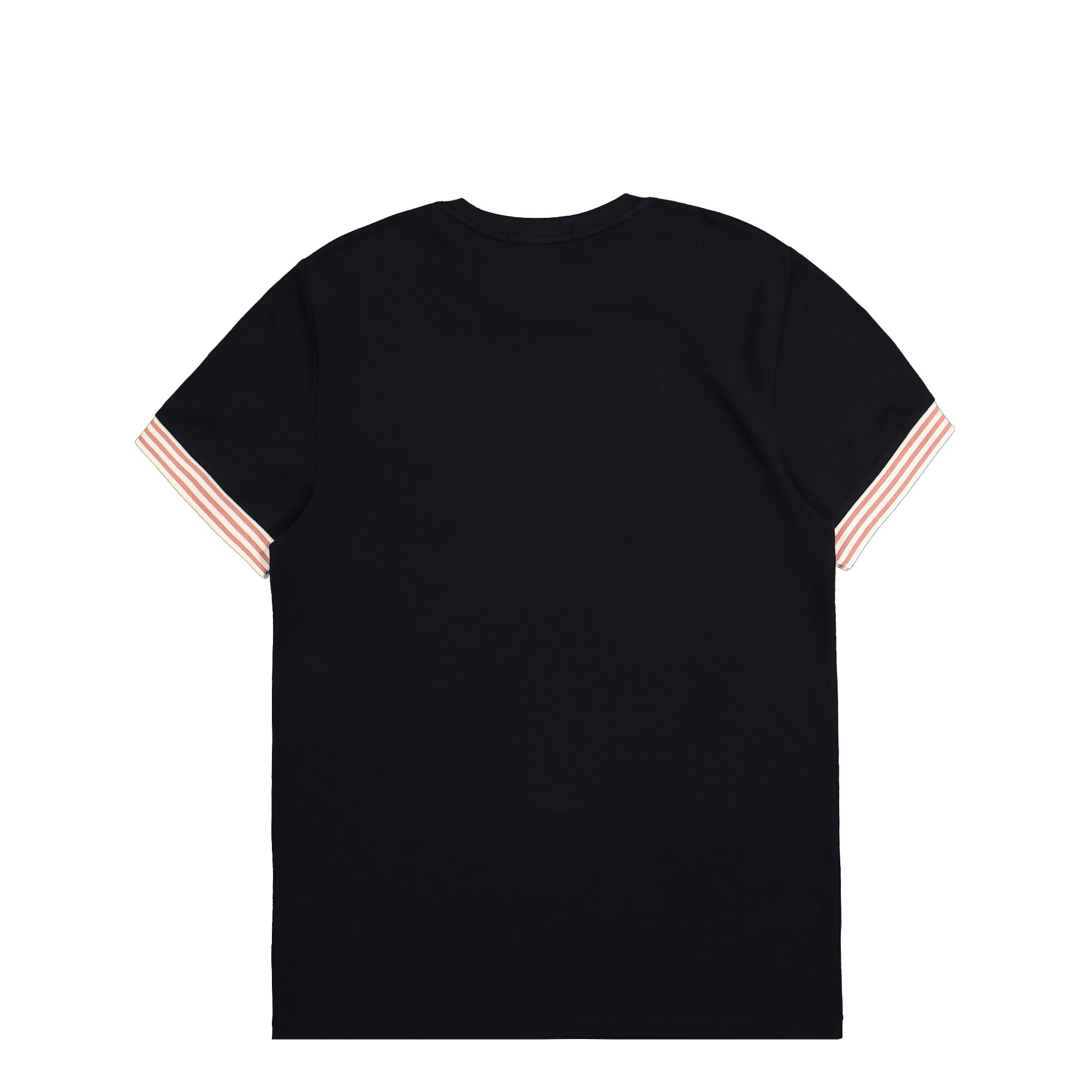 Fred Perry Striped Cuff T-Shirt Navy T-Shirts Material | Overkill