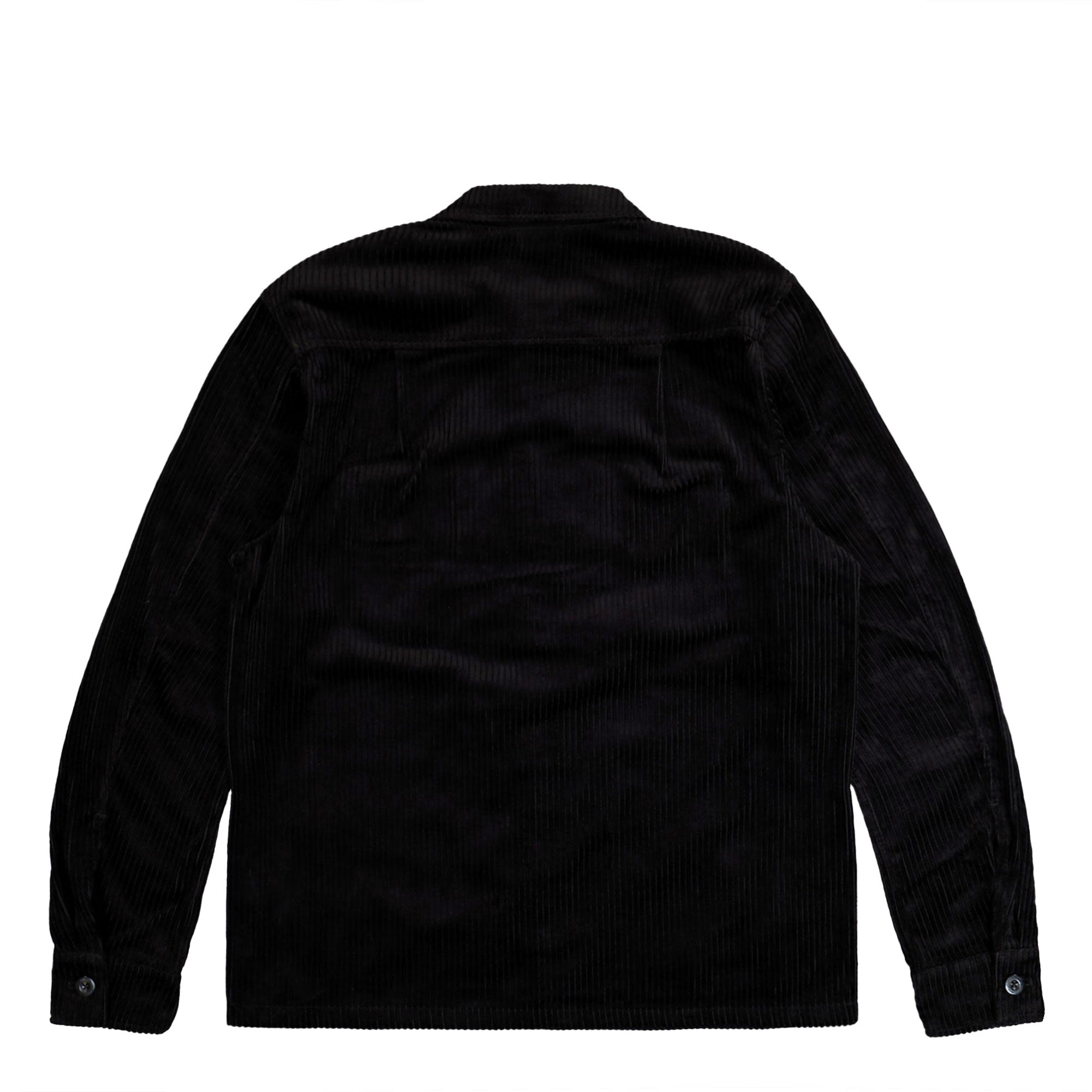 Fred Perry Corduroy Overshirt Black Shirts Material | Overkill
