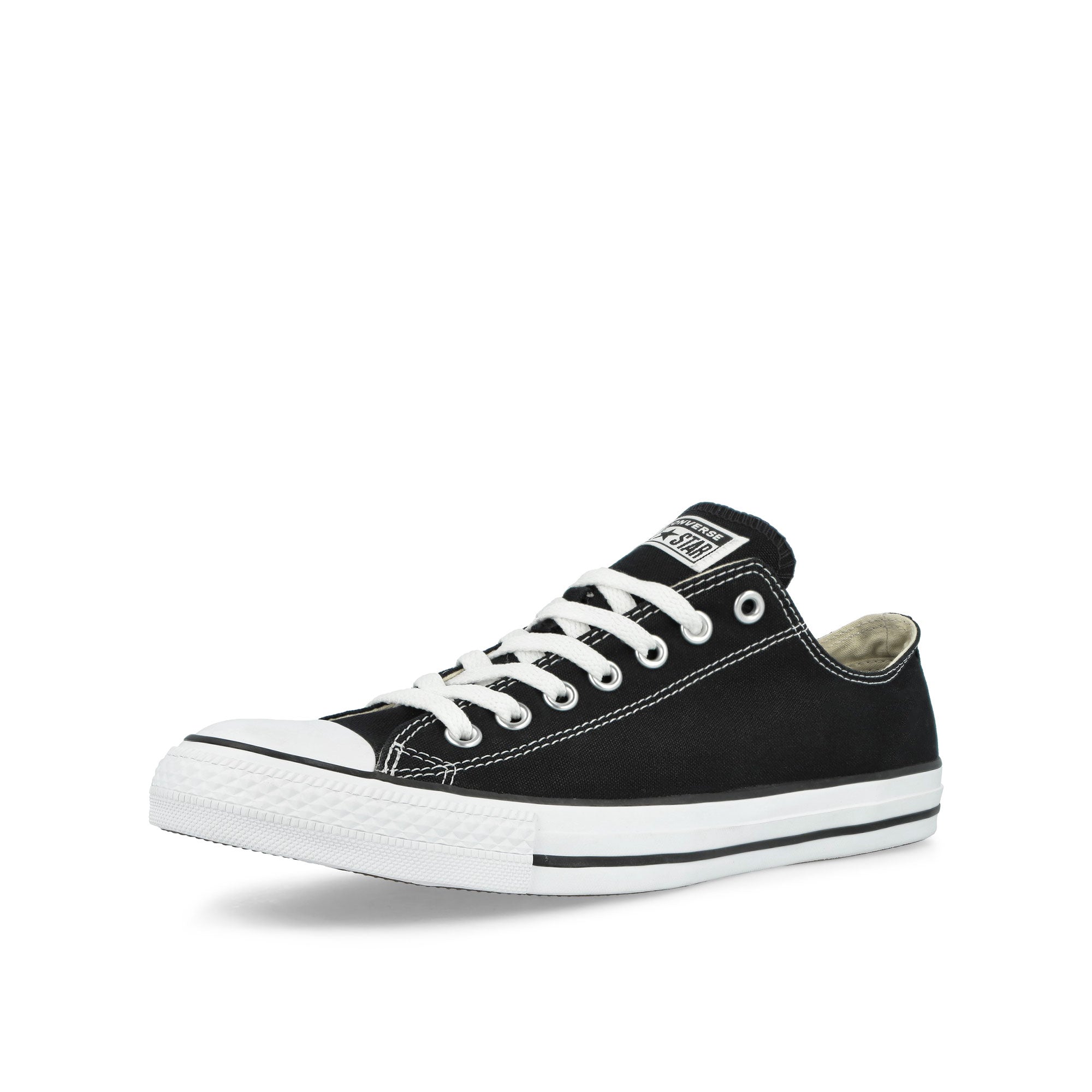 Converse All Star OX Black Low Top Sneakers M9166C Close-up | Overkill