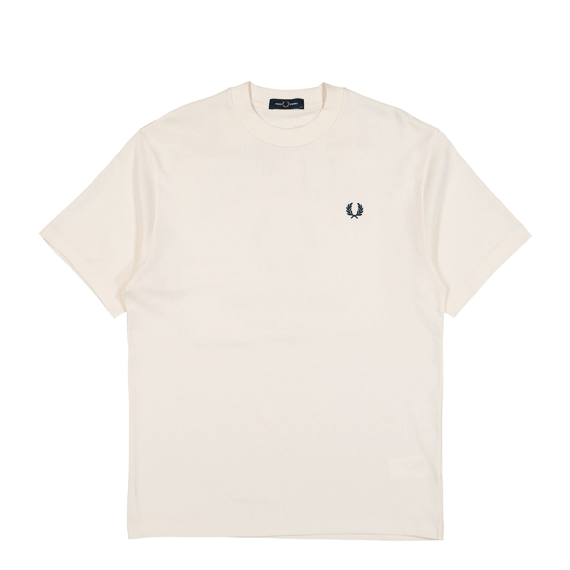Fred Perry Embroidered Champion T-Shirt Ecru T-Shirts M9826 560 | Overkill