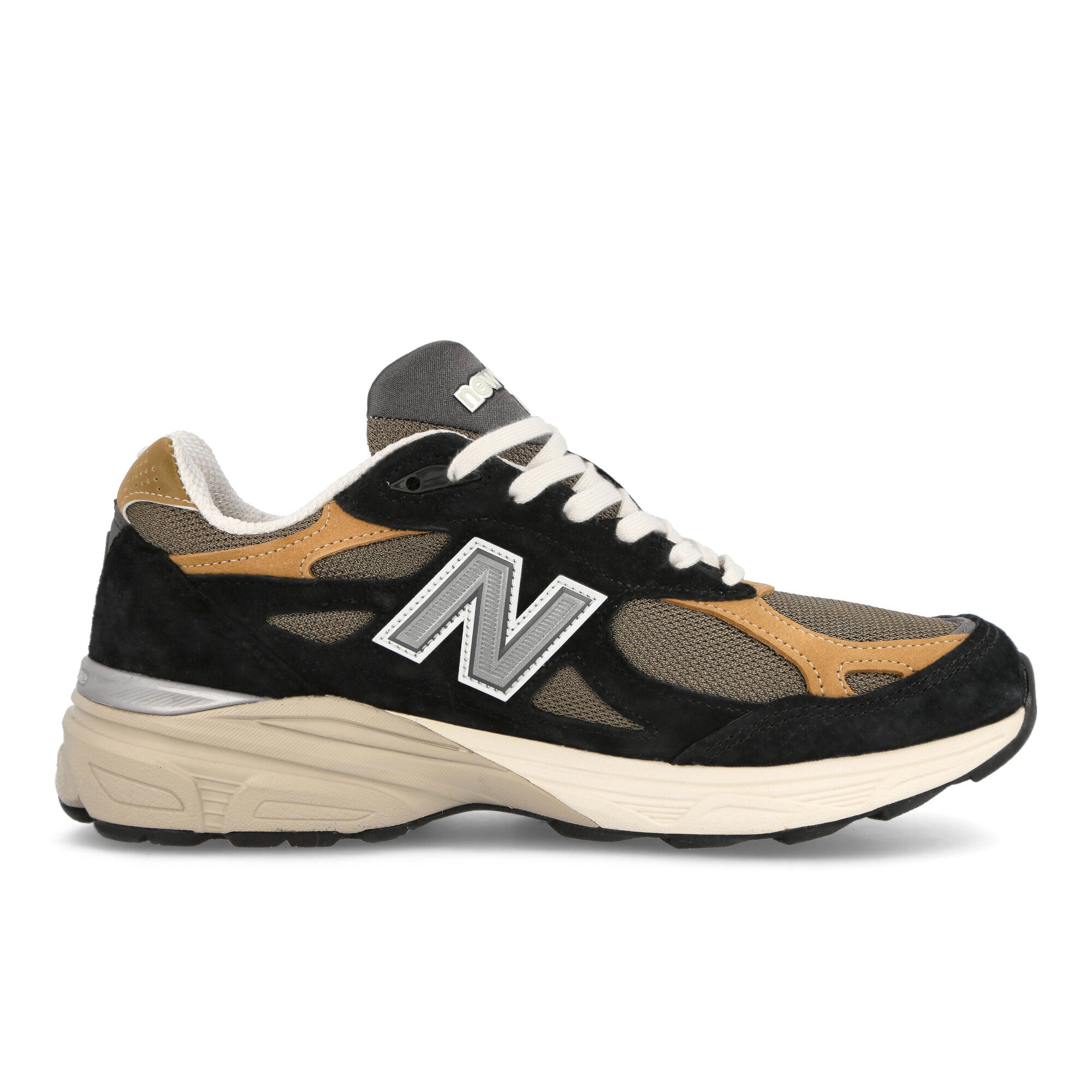 New Balance M990BB3 Black-Tan Low Top Sneakers Silhouette | Overkill