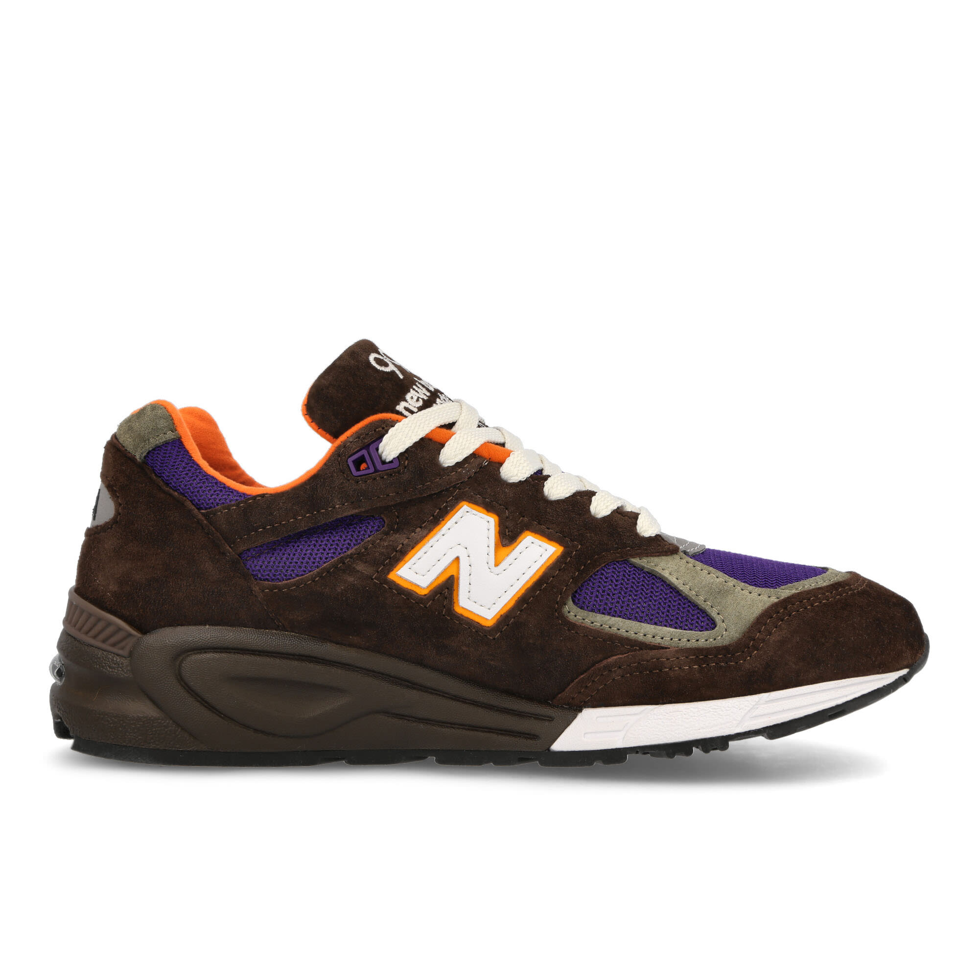 New Balance M990BR2 Brown-Purple Low Top Sneakers Silhouette | Overkill