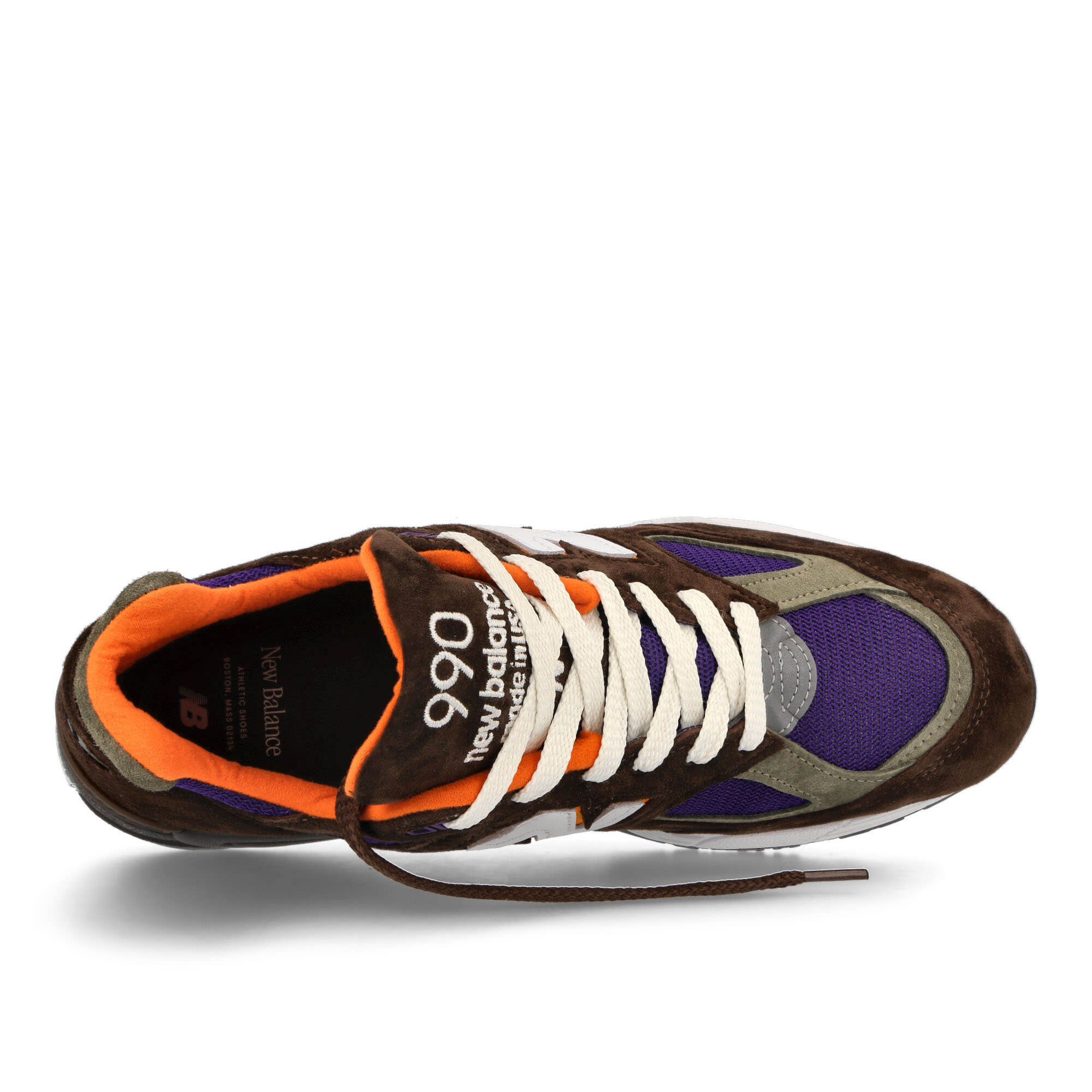 New Balance M990BR2 Brown-Purple Low Top Sneakers Detailfoto | Overkill