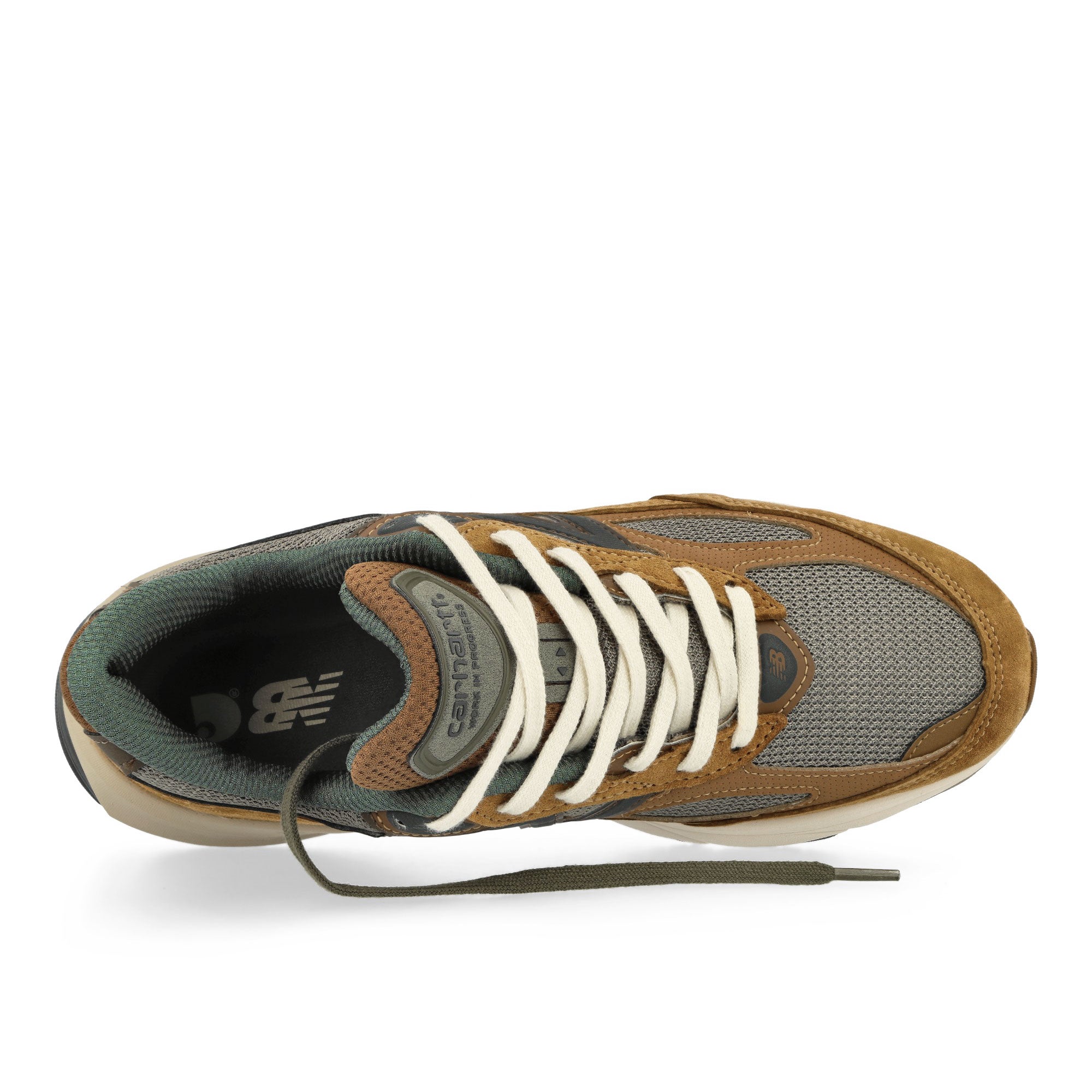 New Balance Carhartt WIP x New Balance M990CH6 Hamilton Brown Low Top Sneakers Detailfoto | Overkill