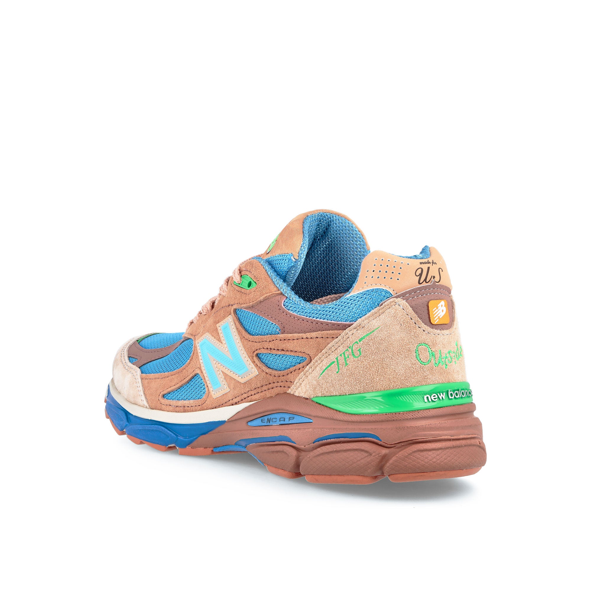 New Balance M 990 JG3 Brown Low Top Sneakers Material | Overkill