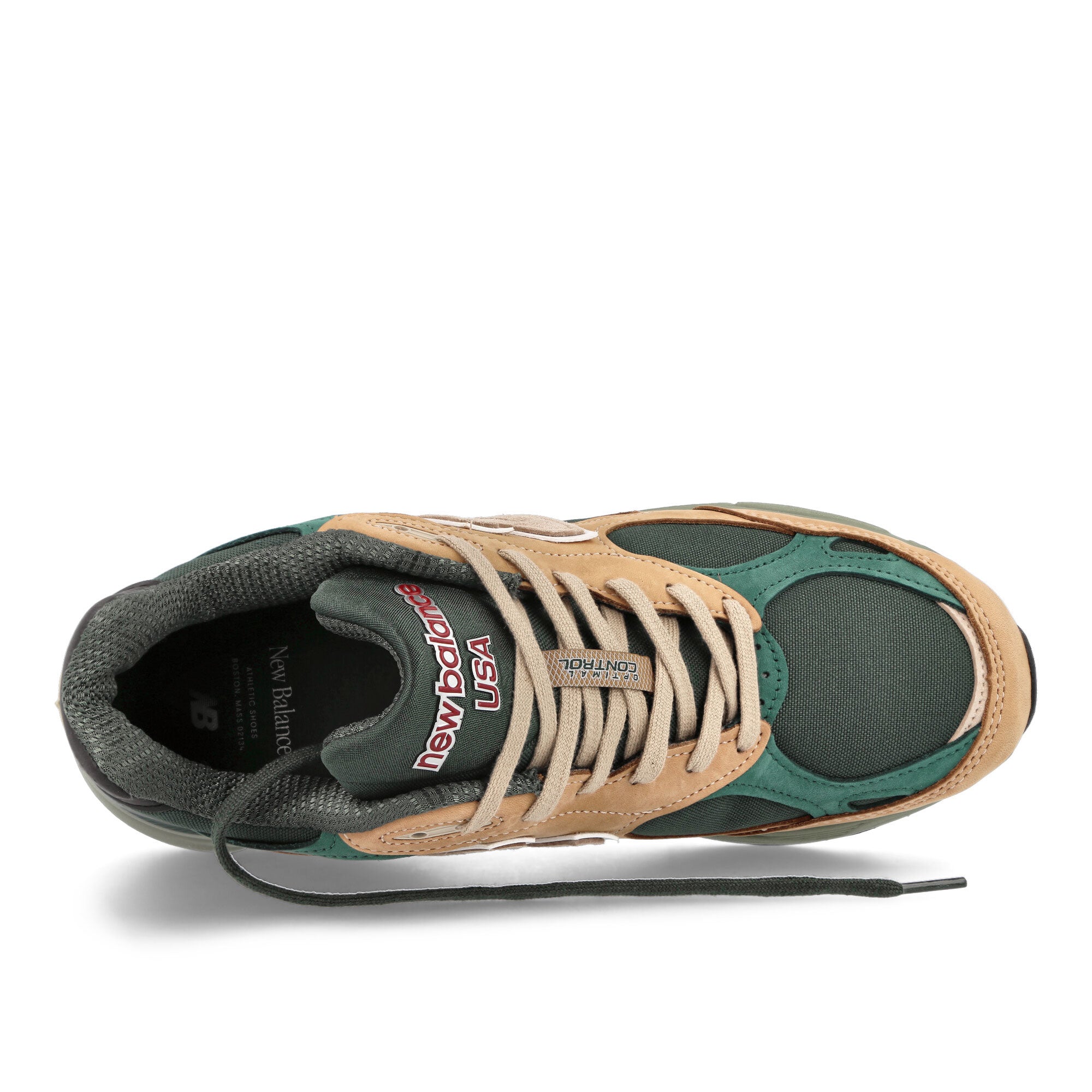 New Balance M990WG3 Tan-Green Low Top Sneakers Detailfoto | Overkill