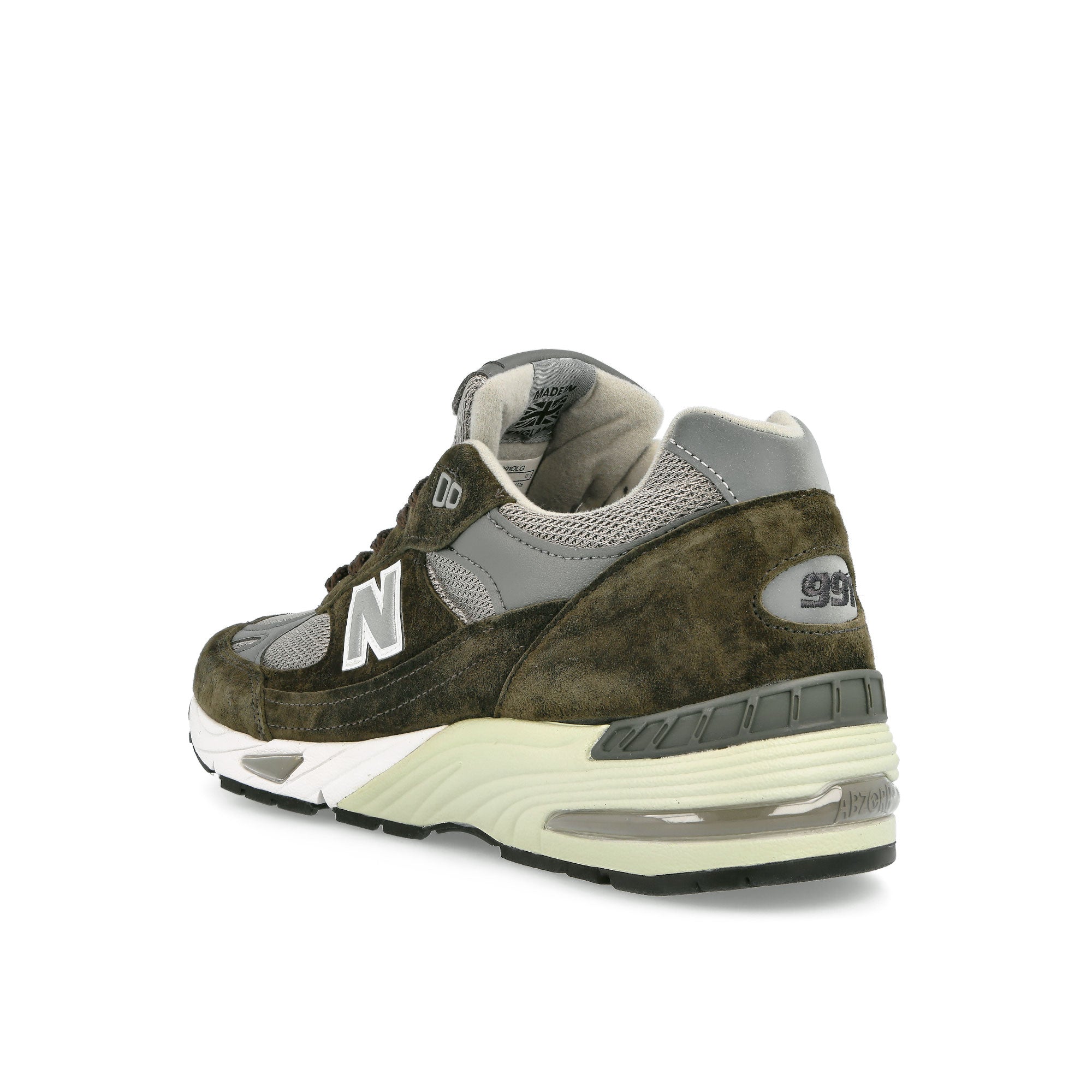 New Balance m 991 olg Dark Green Close-up | Overkill