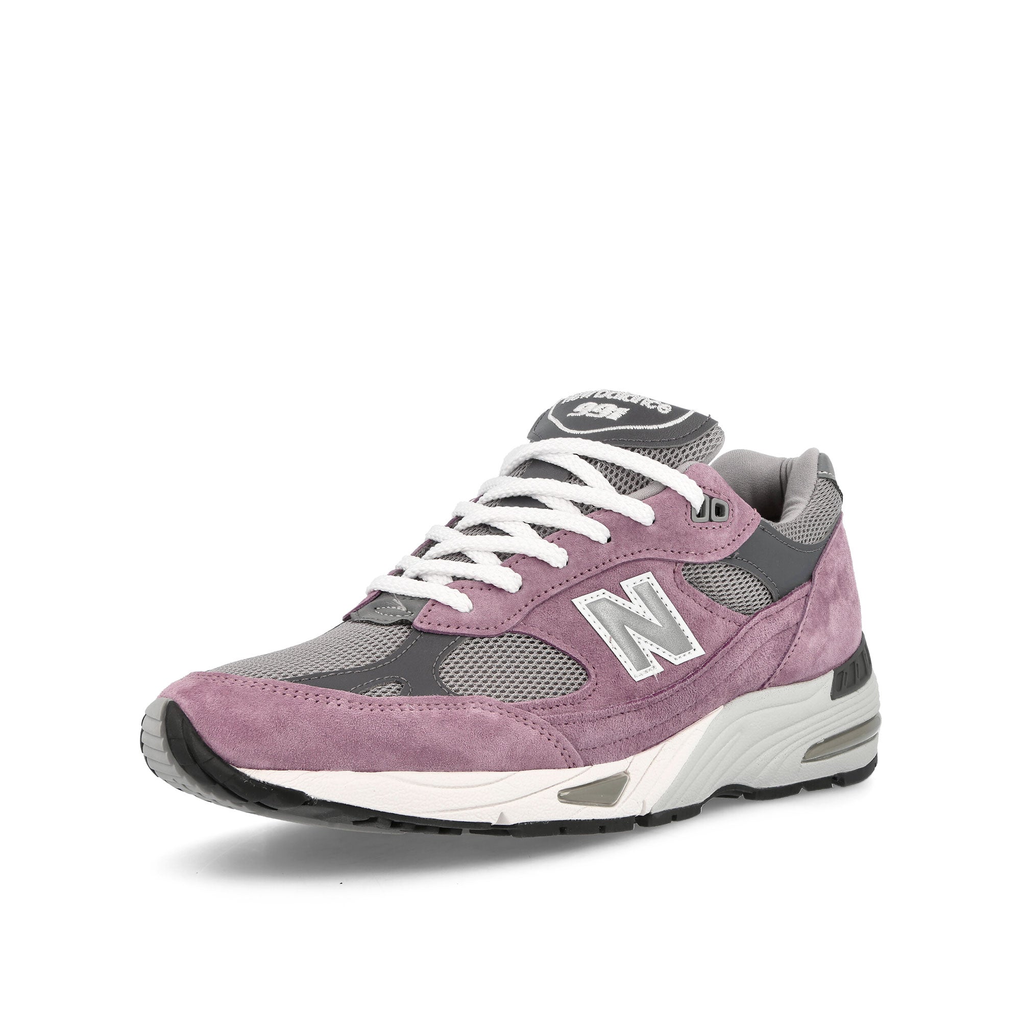 New Balance M991PGG Wistful Mauve-Alloy Sneakers Close Up | Overkill