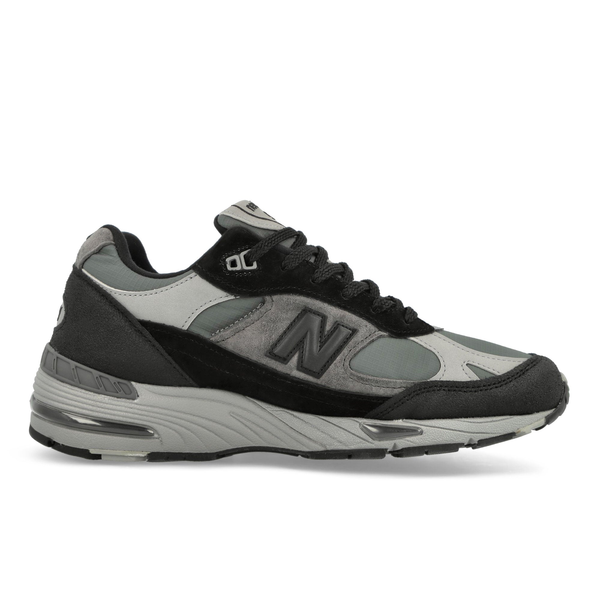 New Balance M991WTR Black / Turbulence Low Top Sneakers Silhouette | Overkill