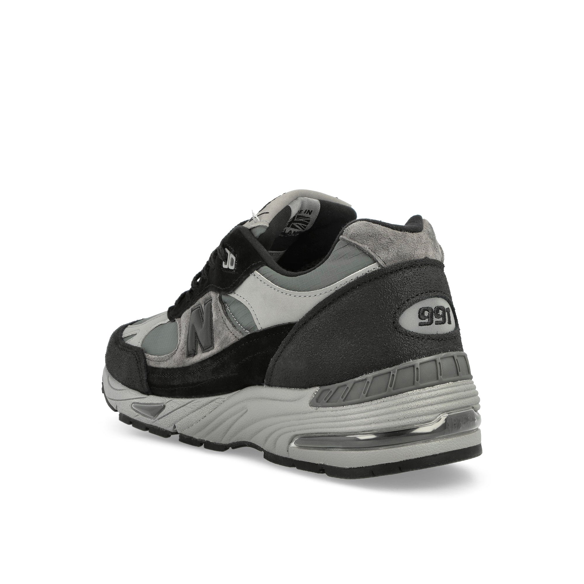 New Balance M991WTR Black / Turbulence Low Top Sneakers Material | Overkill