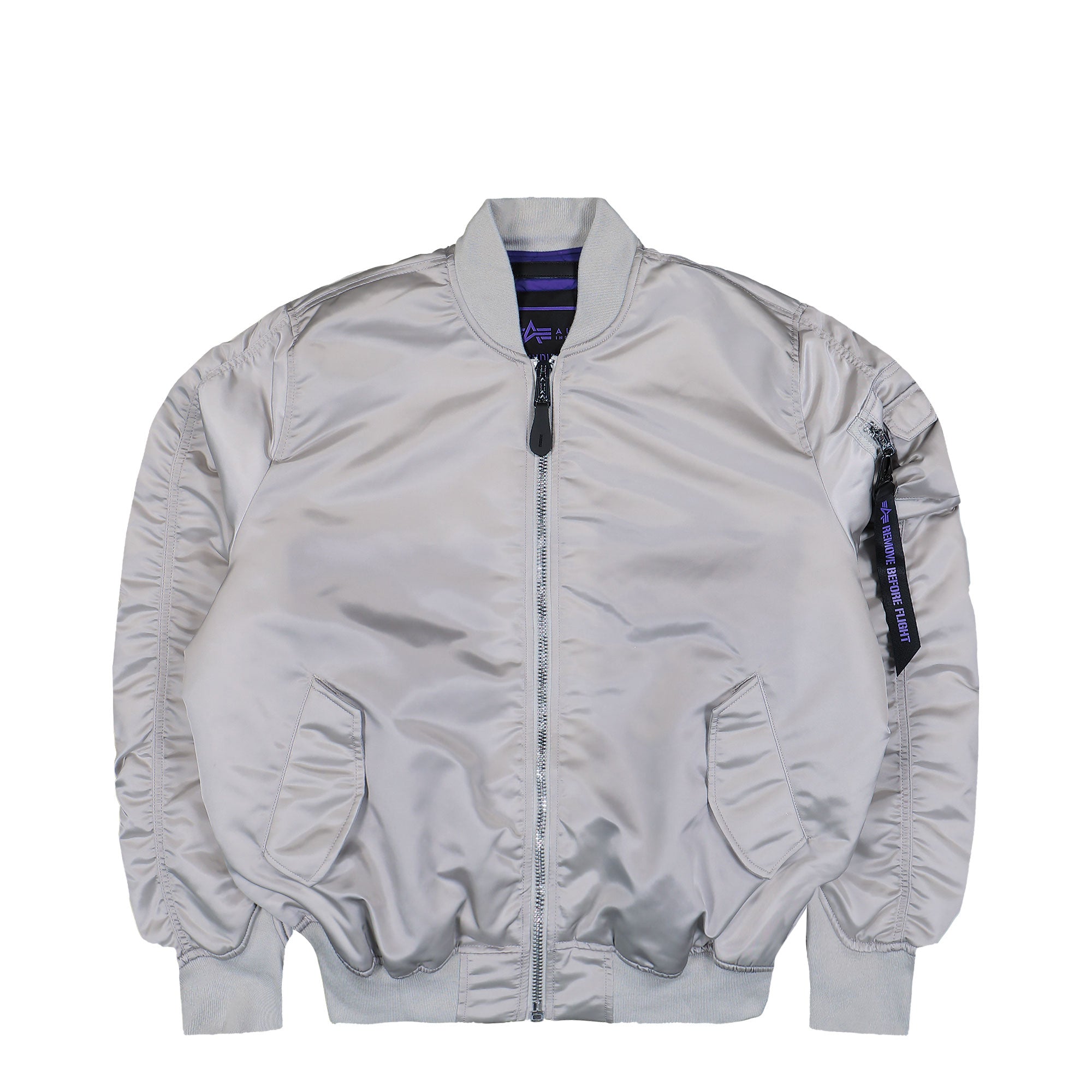Alpha Industries MA-1 UV Pastel Grey Bomber Jacket 146115UV-666 | Overkill