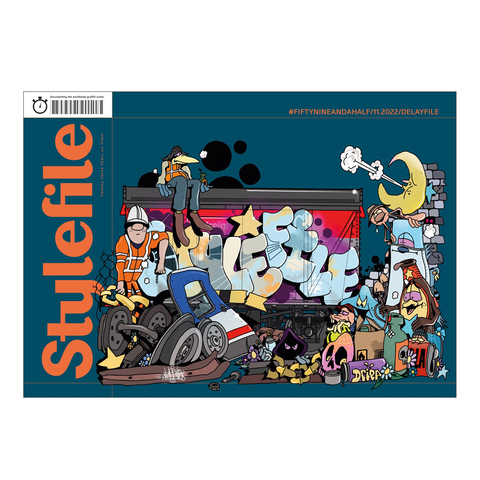 Stylefile Magazin #59½ - DELAYfile Multicolored Magazines P.MA101595 | Overkill