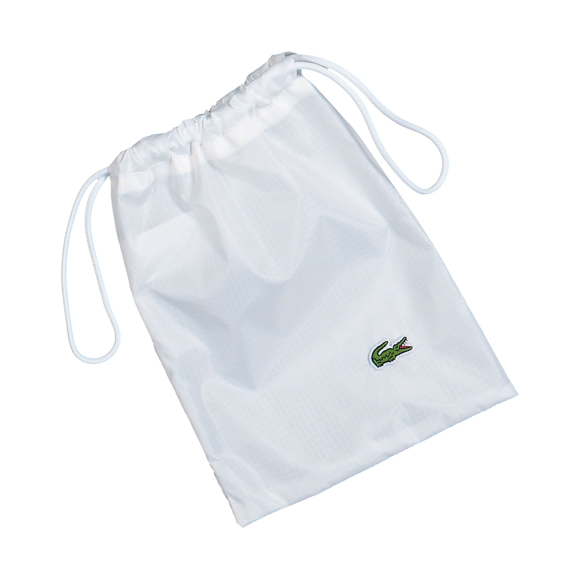 Lacoste Mid Length Swim Trunks With Contrasting Stripes Black / Beige Swimwear MH2760-00 412 Detail View 2 | Overkill