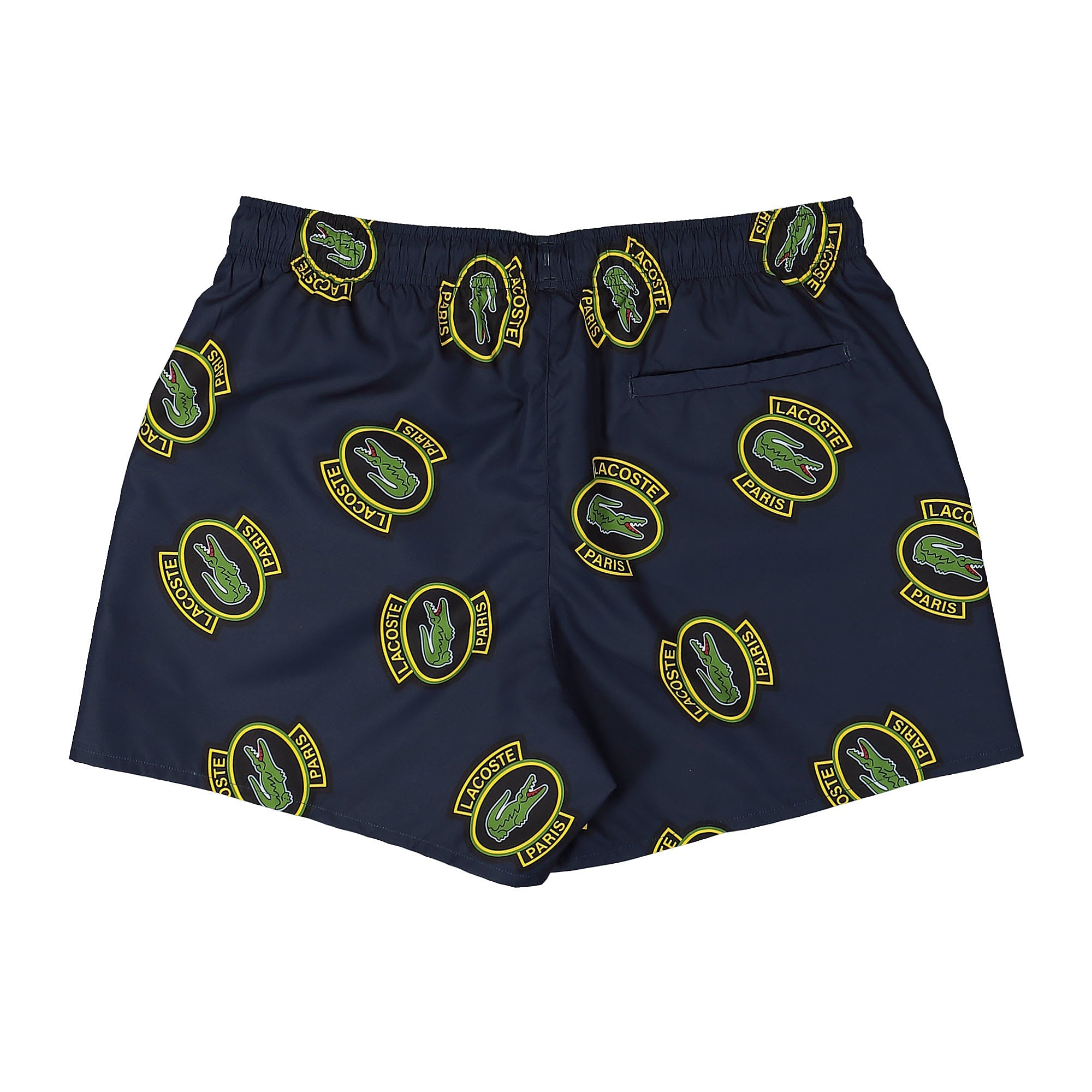 Lacoste Printed Swim Trunks Blue Marine Swimwear Material | Overkill