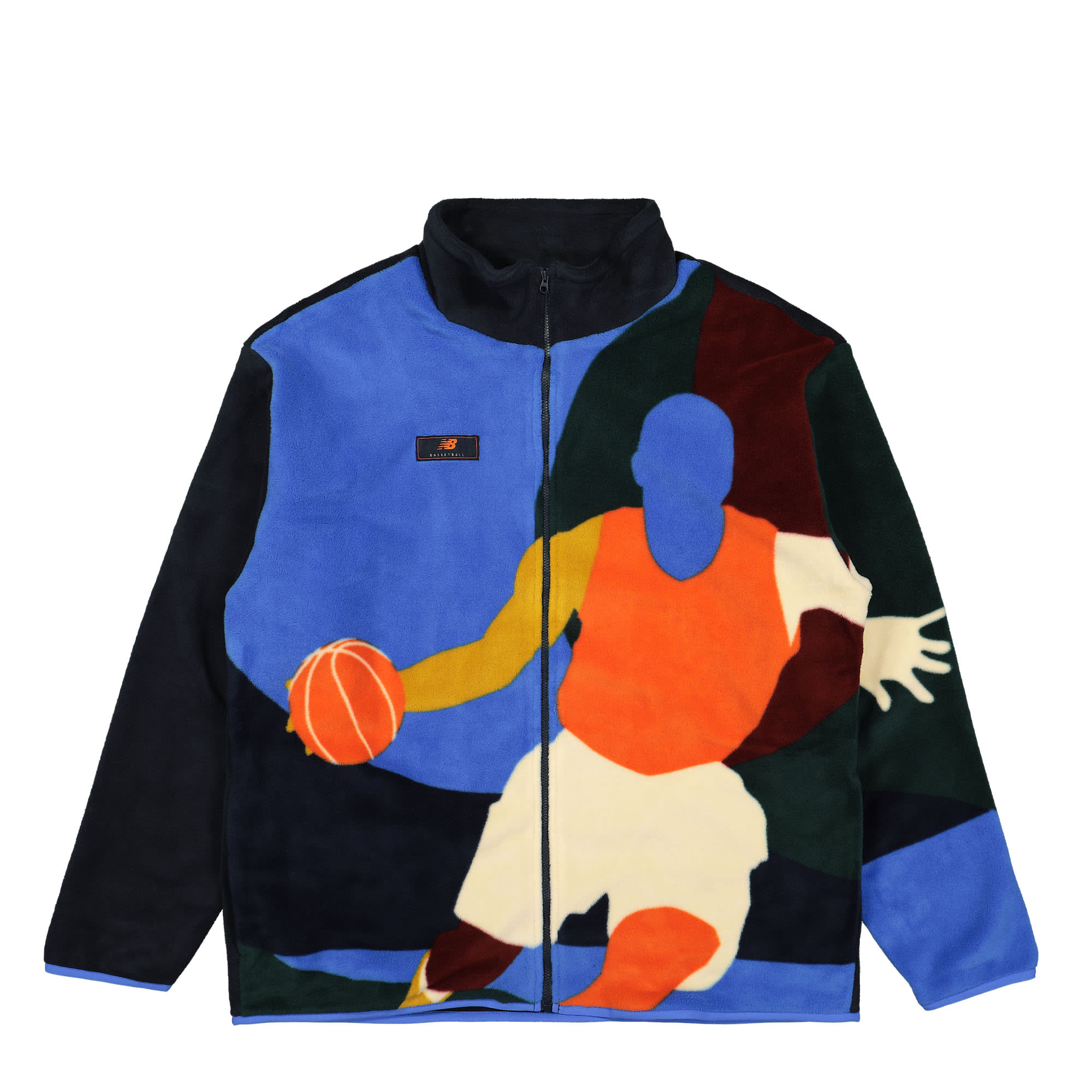 New Balance Hoops Classic Court Sherpa Jacket Eclipse Jackets MJ23584 / ECL | Overkill