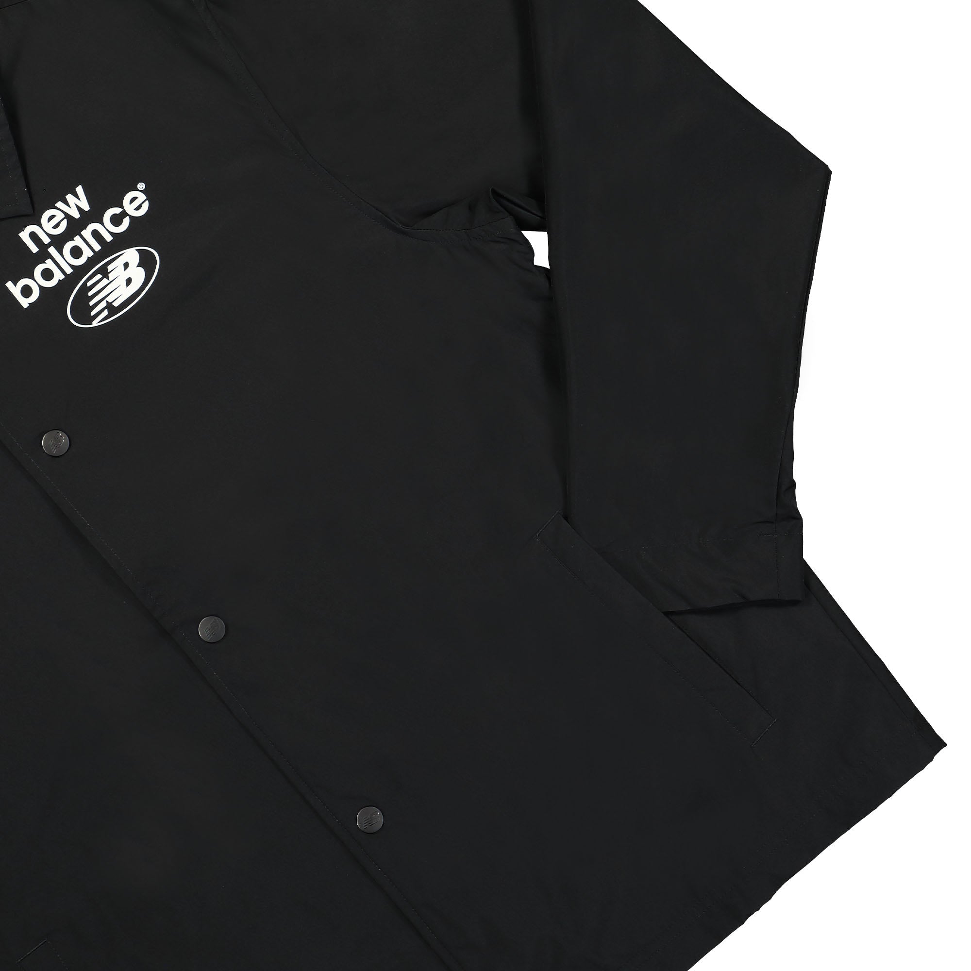 New Balance Essentials Coach Jacket Black Jackets Detailfoto | Overkill