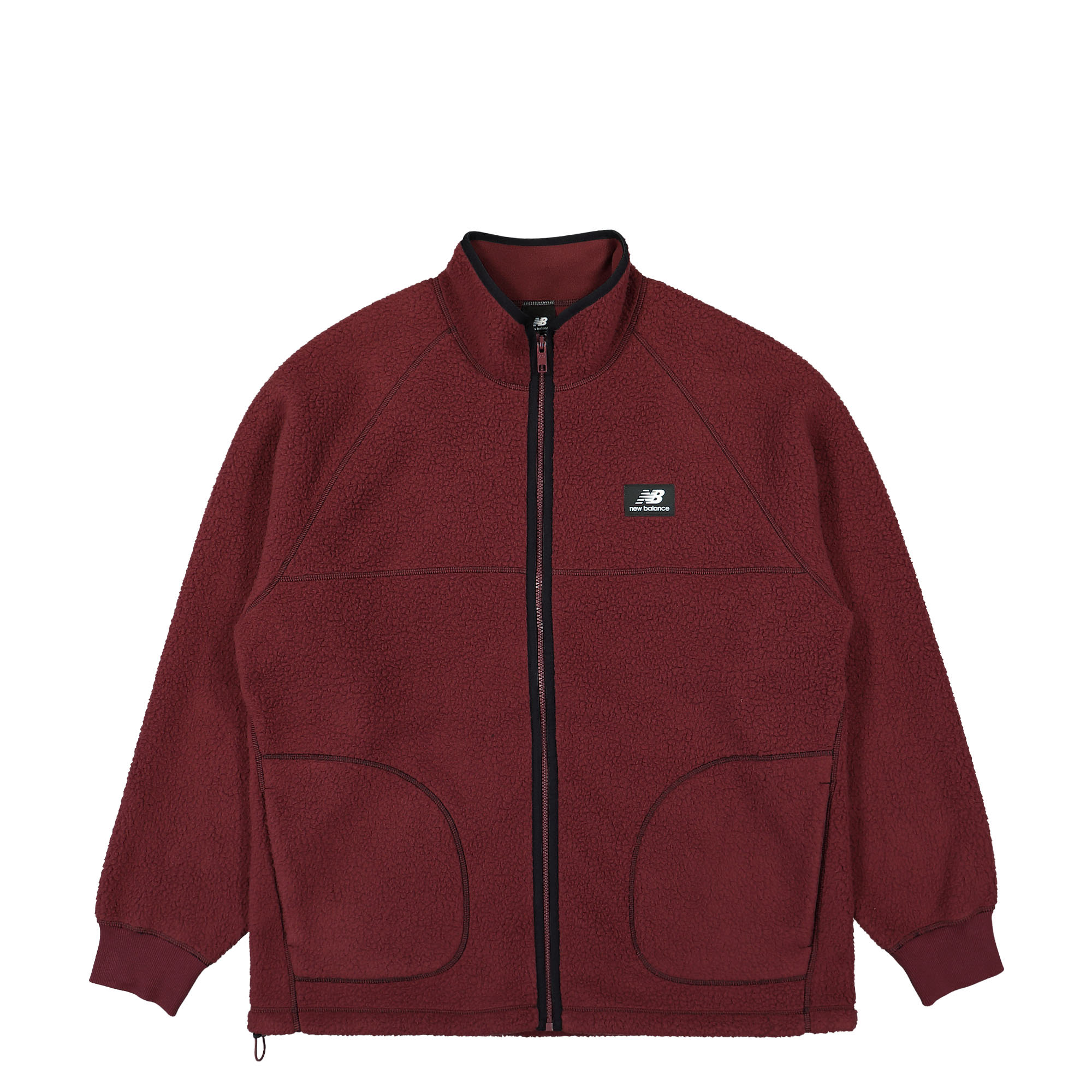 New Balance Athletics Polar Fleece Full Zip Burgundy Fleece Jackets MJ33503 / NBY | Overkill