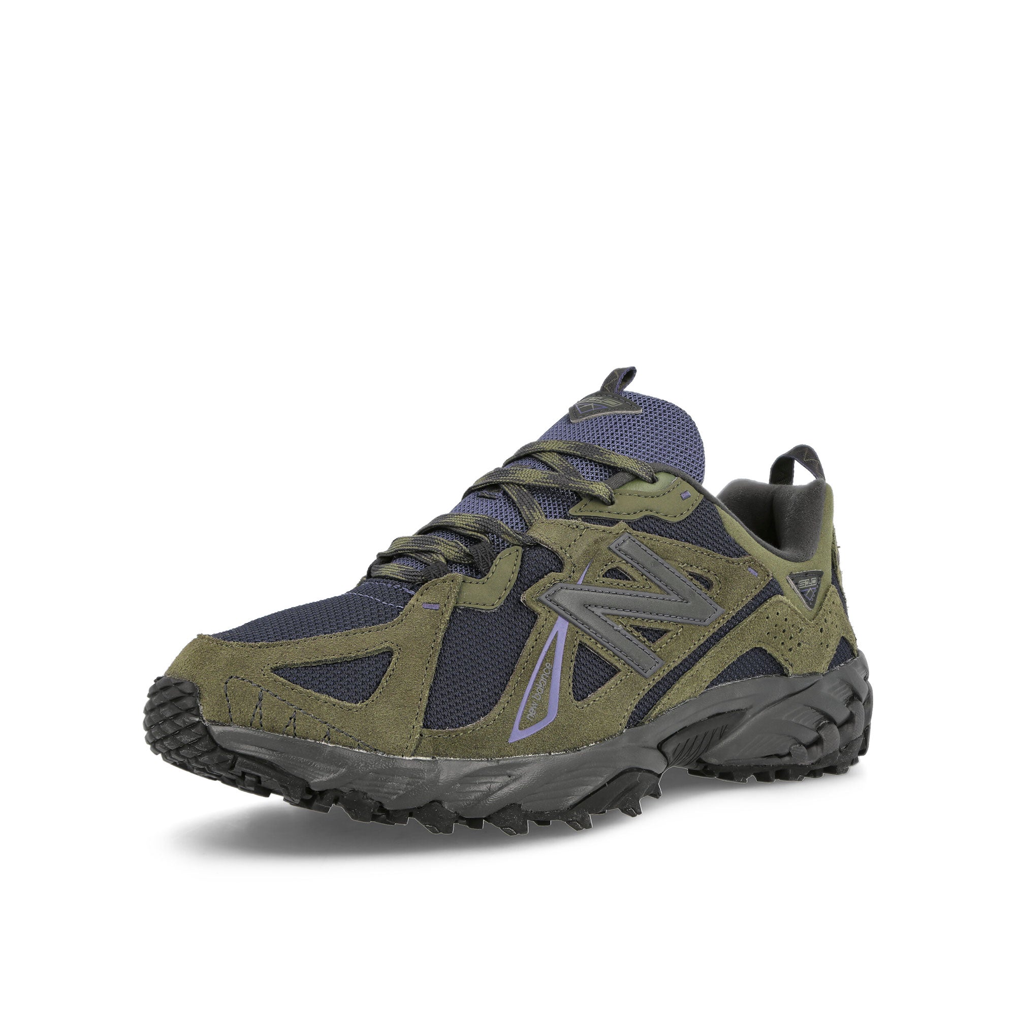 New Balance ML610TBH Black-Olive - Green Low Top Sneakers Close Up | Overkill