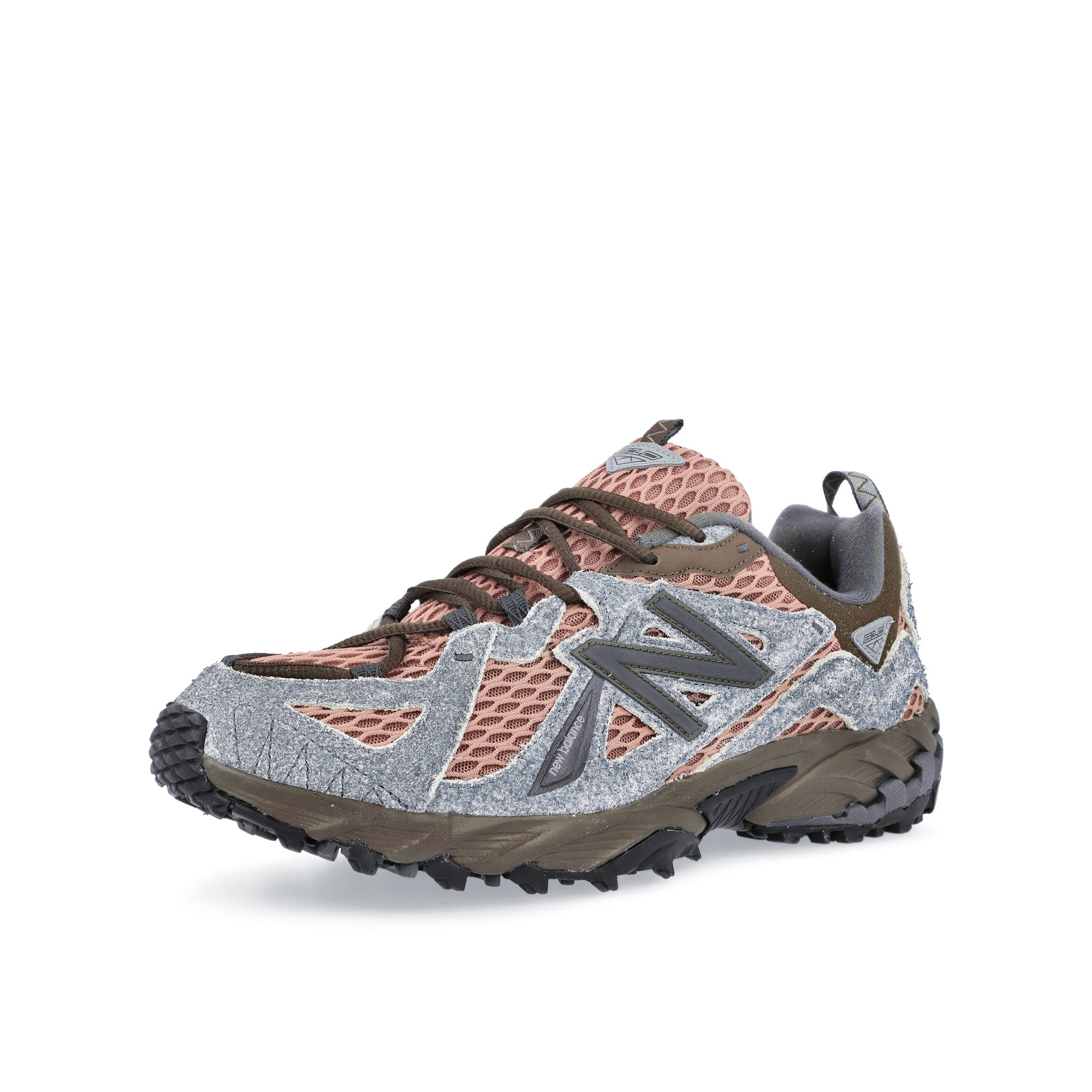 New Balance ML610TBN Slate Grey / Sparrow Low Top Sneakers Close Up | Overkill