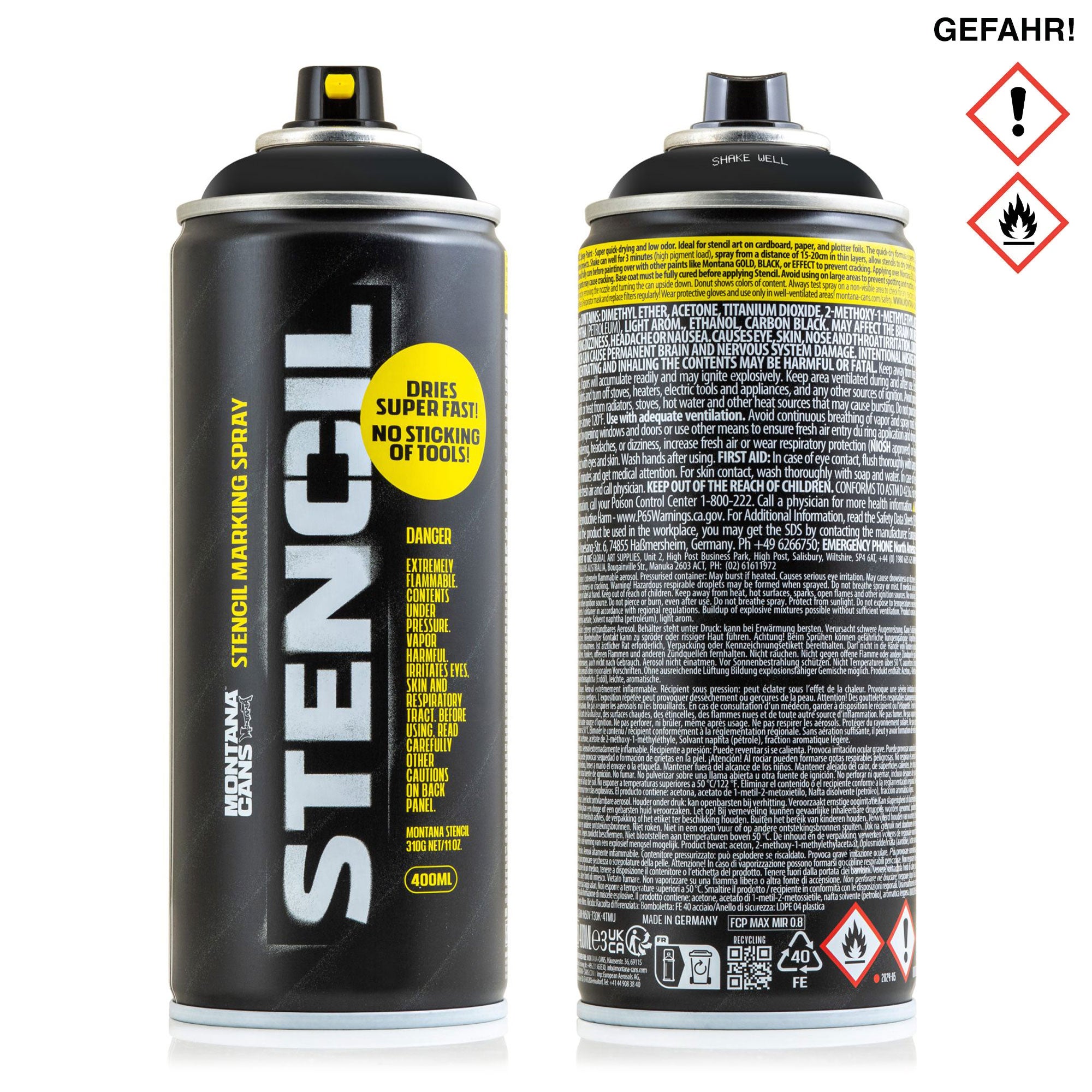 Montana Stencil 400 ml Cans 472557 | Overkill